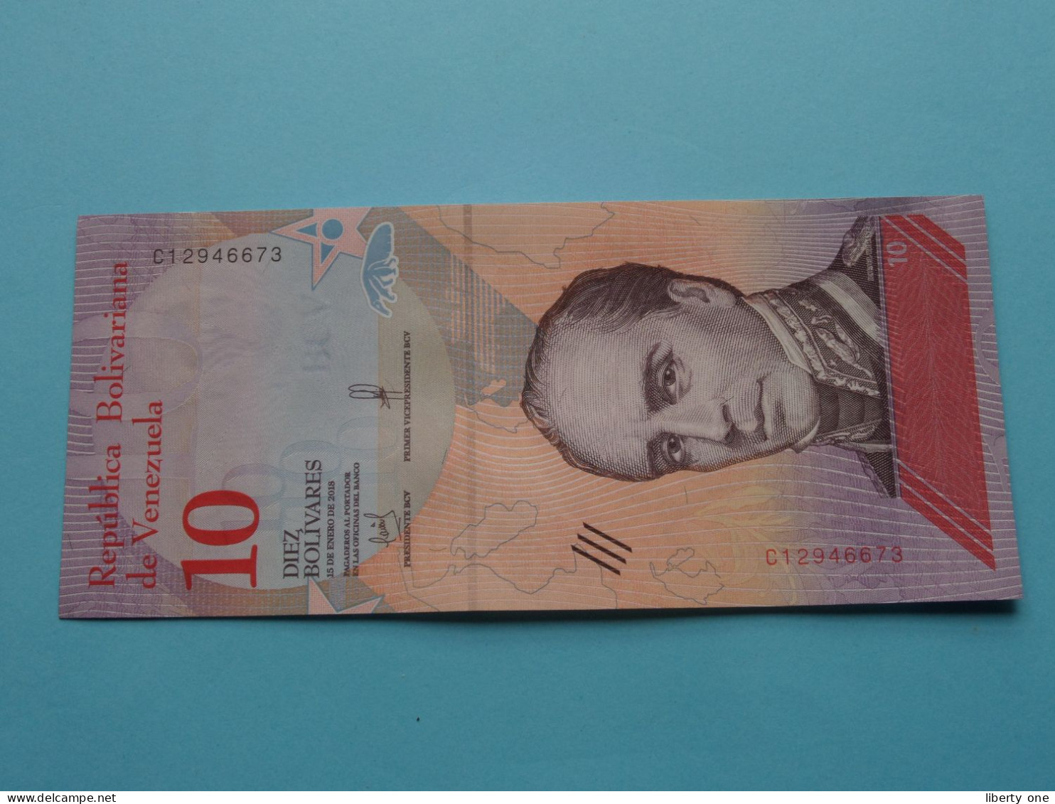 10 - Diez Bolivares > 15 De Enero De 2018 > Republica Bolivariana De Venezuela ( For Grade, Please See Photo ) ! - Venezuela