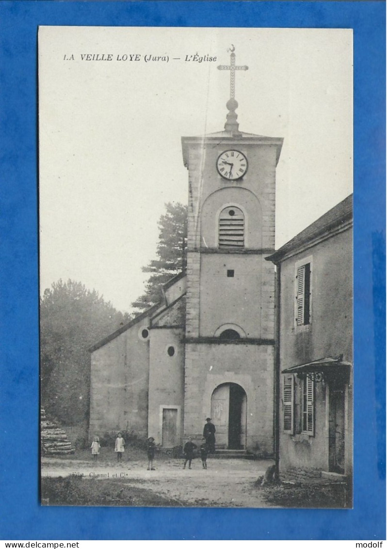CPA - 39 - La Veille-Loye - L'Eglise - Animée - Non Circulée - Sonstige & Ohne Zuordnung