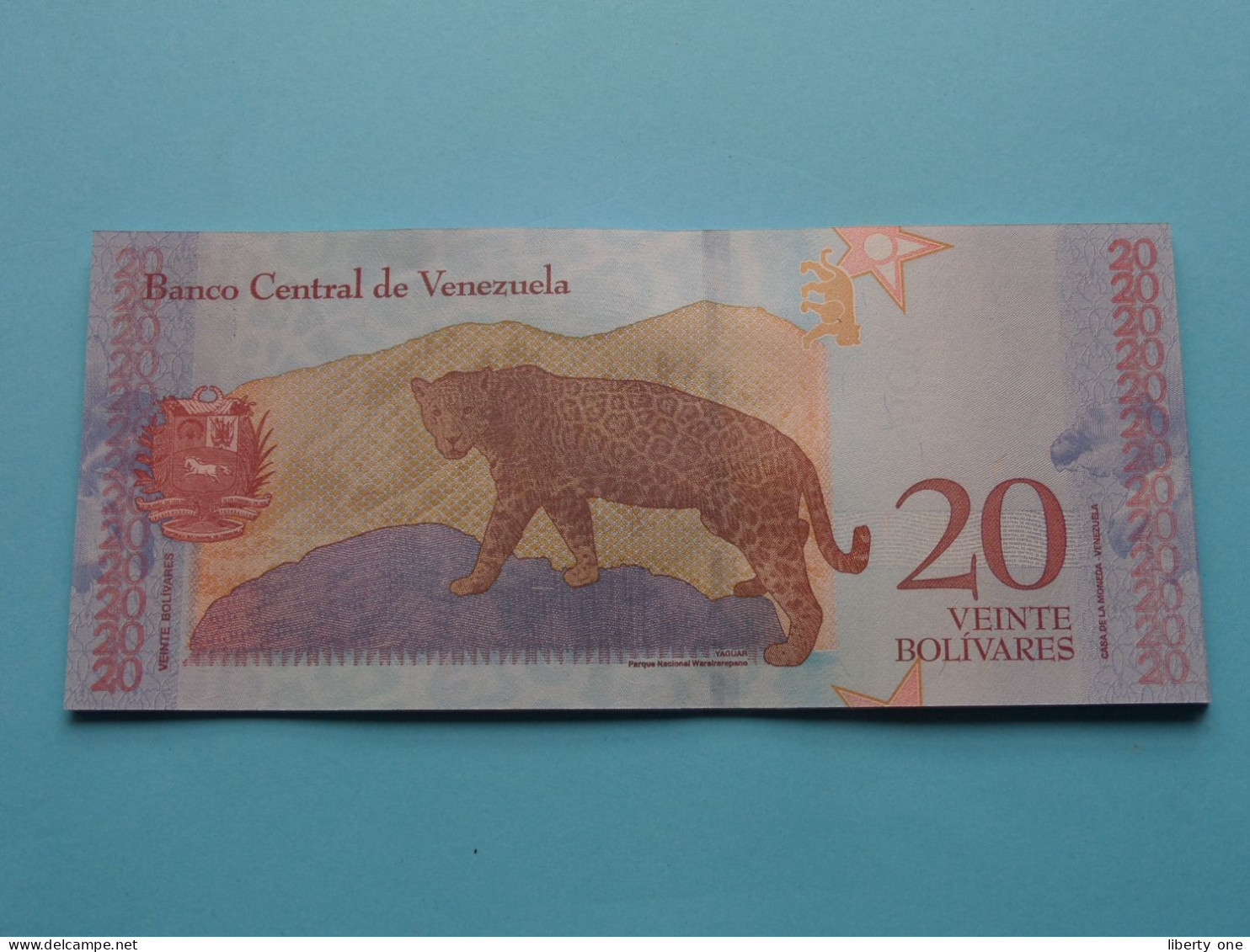 20 - Veinte Bolivares > 15 De Enero De 2018 > Republica Bolivariana De Venezuela ( For Grade, Please See Photo ) ! - Venezuela