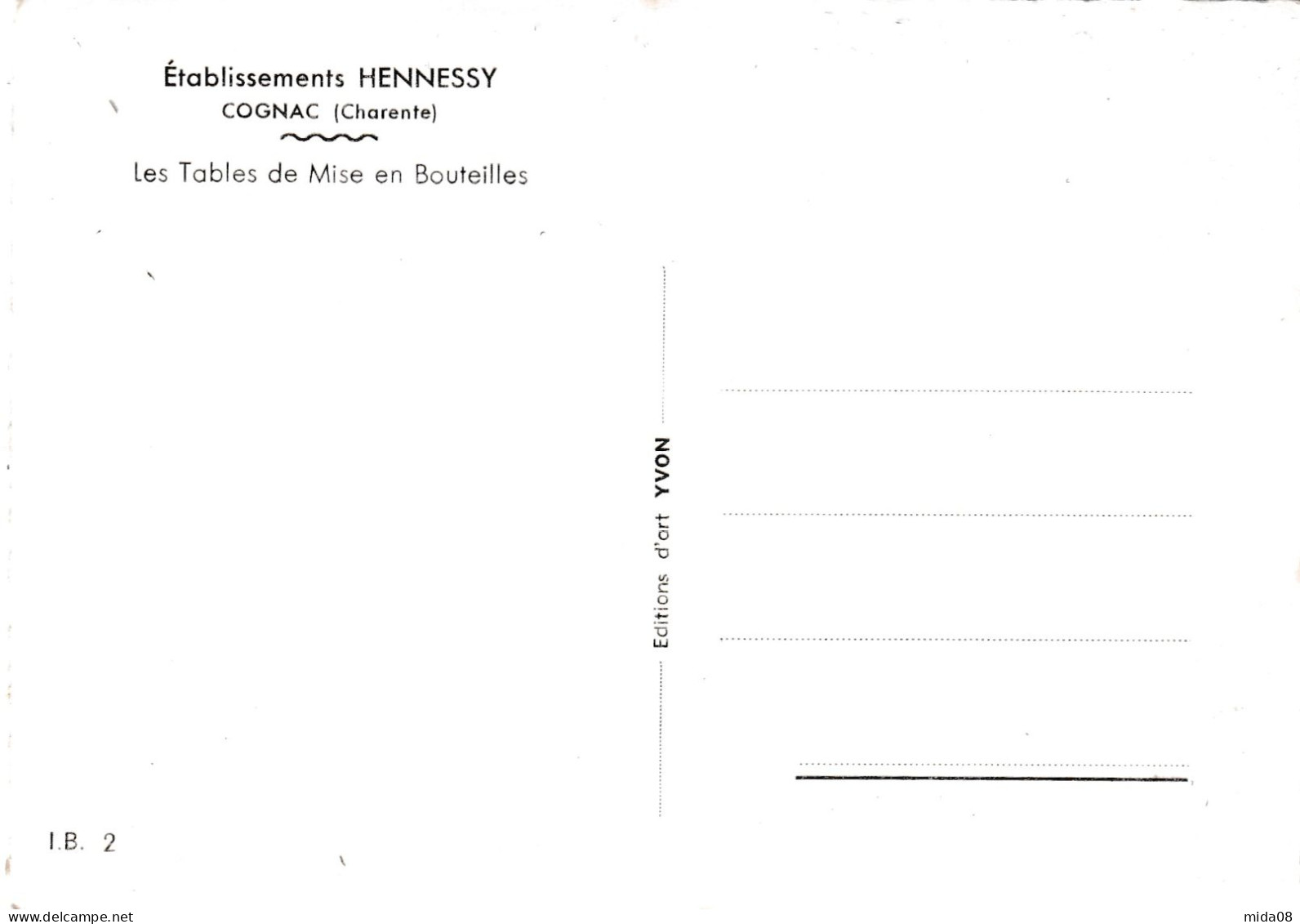 16. COGNAC . Etablissement HENNESSY . Les Tables De Mise En Bouteilles . Animée - Cognac