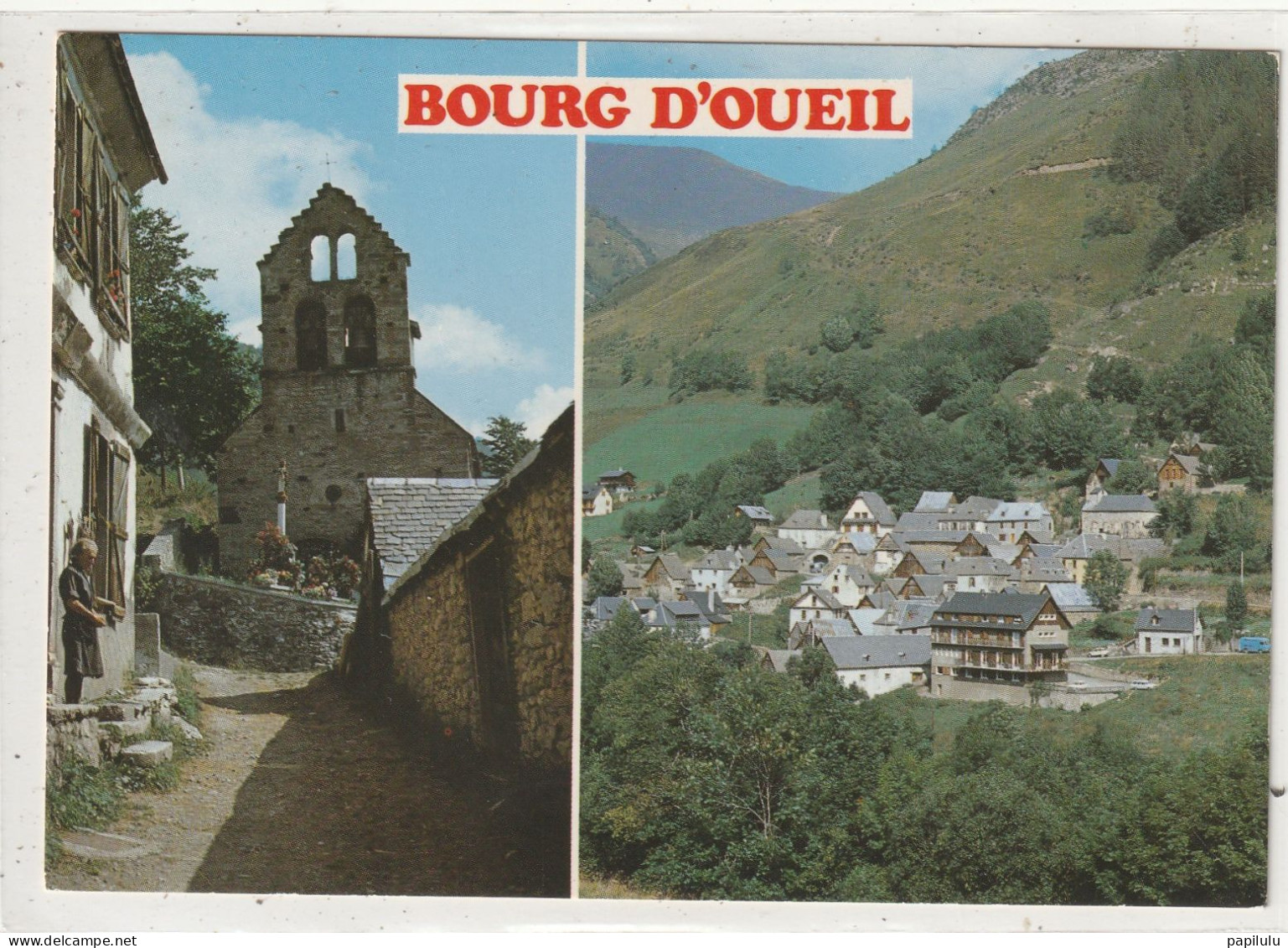 42 DEPT 31: édit. Larrey N° 11708 : Bourg D'Oueil L'église , Le Village - Autres & Non Classés