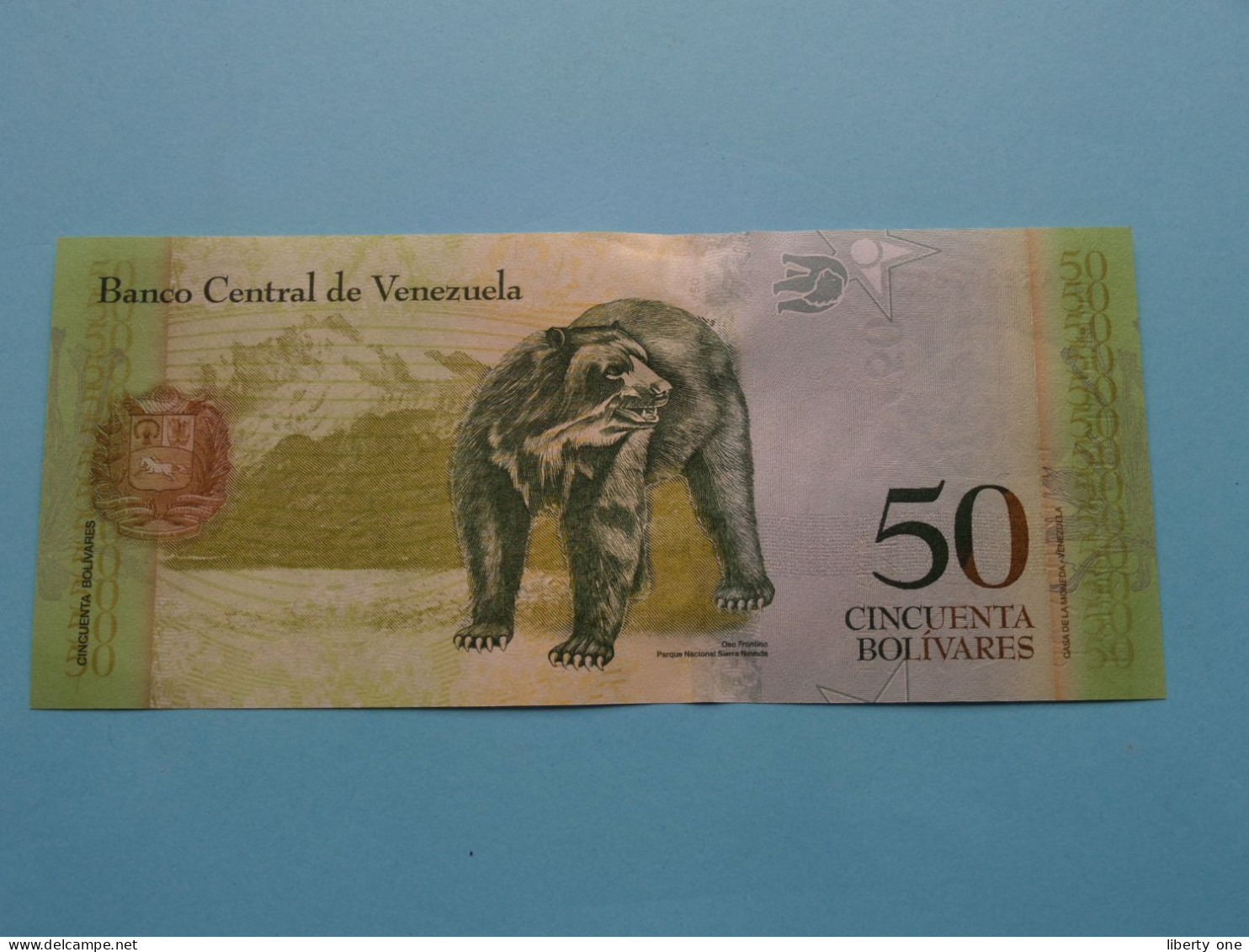 50 - Cincuenta Bolivares > 5 De Noviembre De 2015 > Republica Bolivariana De Venezuela ( For Grade, Please See Photo )! - Venezuela
