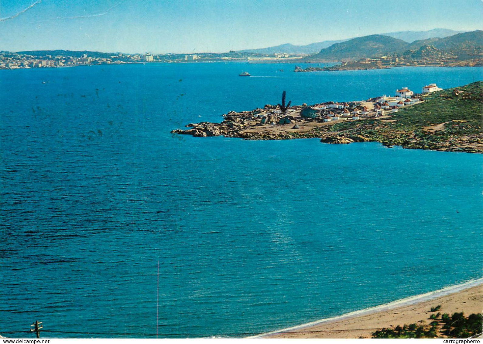 Navigation Sailing Vessels & Boats Themed Postcard Palau Acapulco Beach - Sailing Vessels