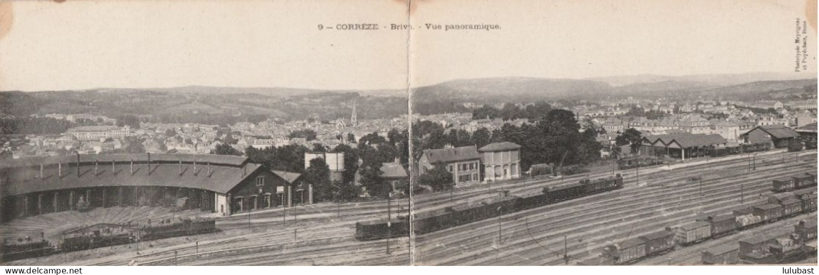 BRIVE : Vue Panoramique ... De La Gare. - Brive La Gaillarde