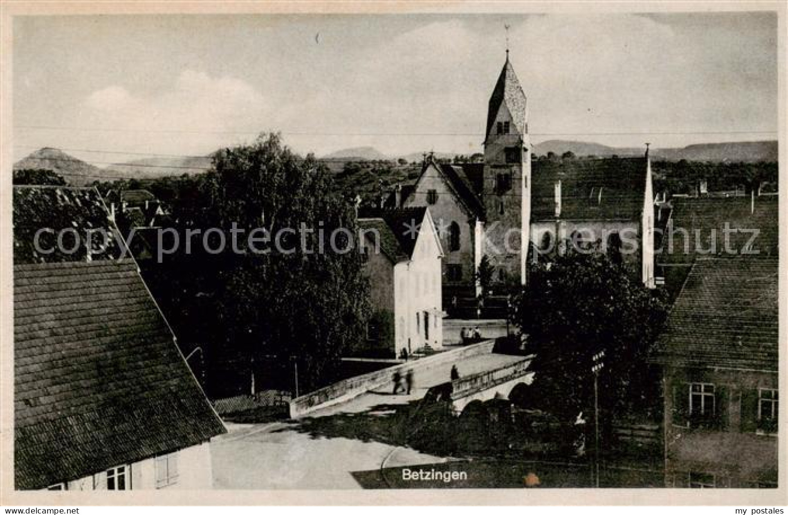 73790677 Betzingen Teilansicht M. Kirche Betzingen - Reutlingen