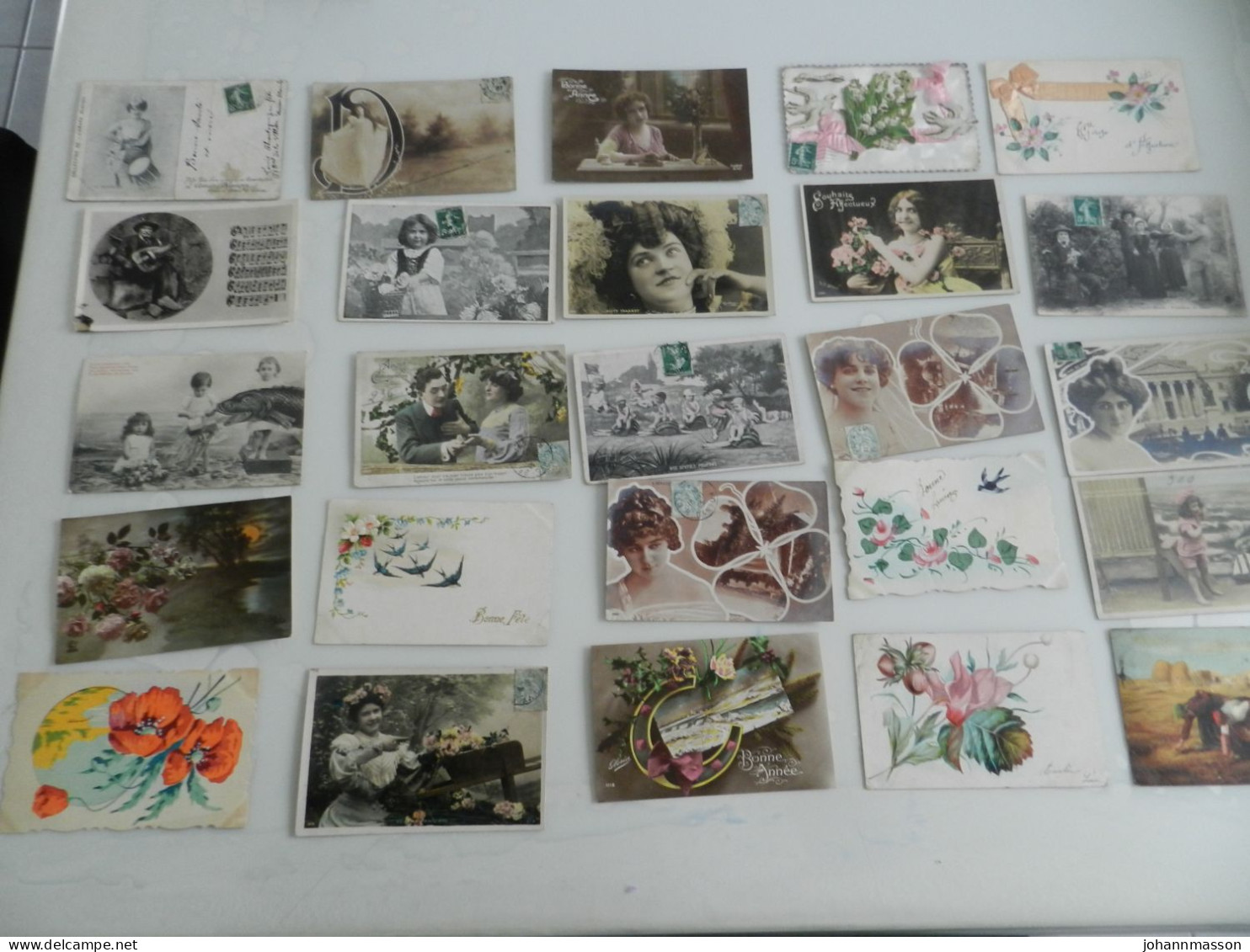 Lot De  25  Cartes Fantaisies  Divers - Other & Unclassified