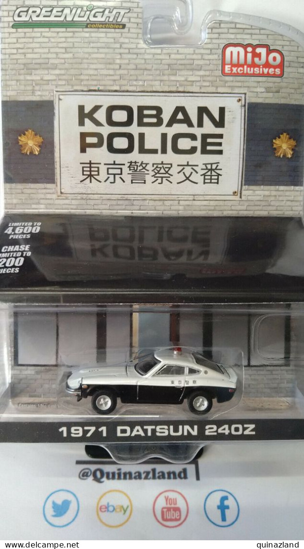 Greenlight Koban Police 1971 Datsun 240Z Mijo Exclusive Limited 4600pcs (NG06) - Otros & Sin Clasificación