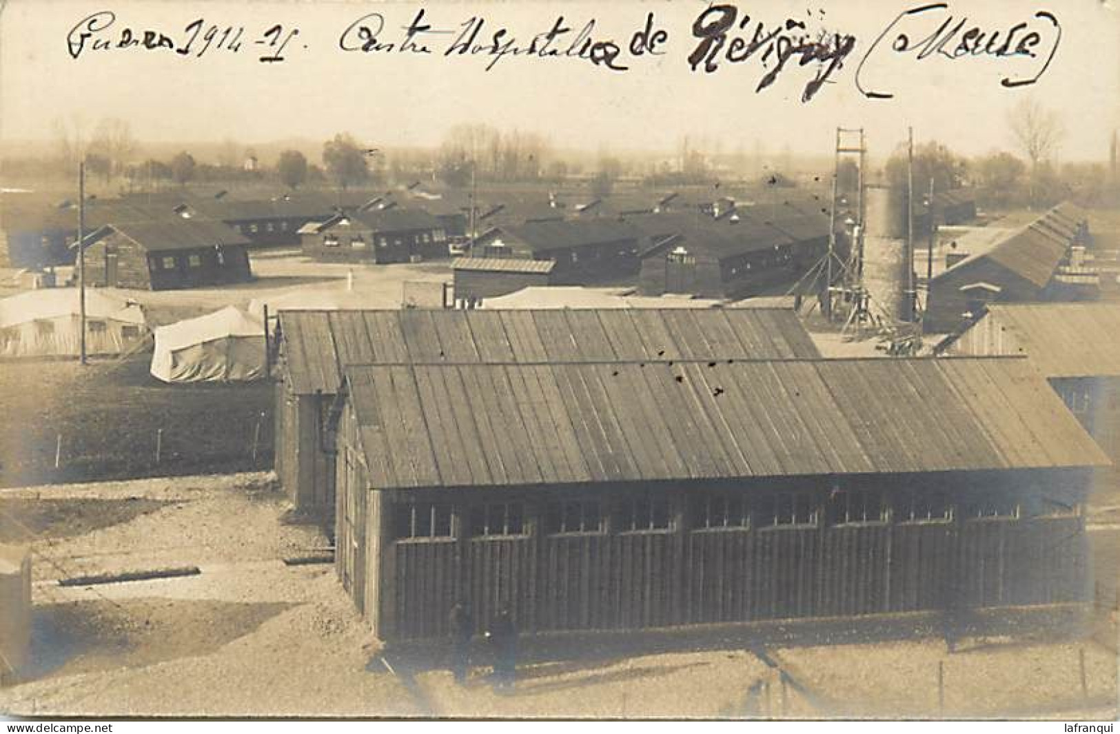 Militaires- Ref E138- Carte Photo -guerre 1914-18- Centre Hospitalier De Revigny - Meuse - - Andere & Zonder Classificatie