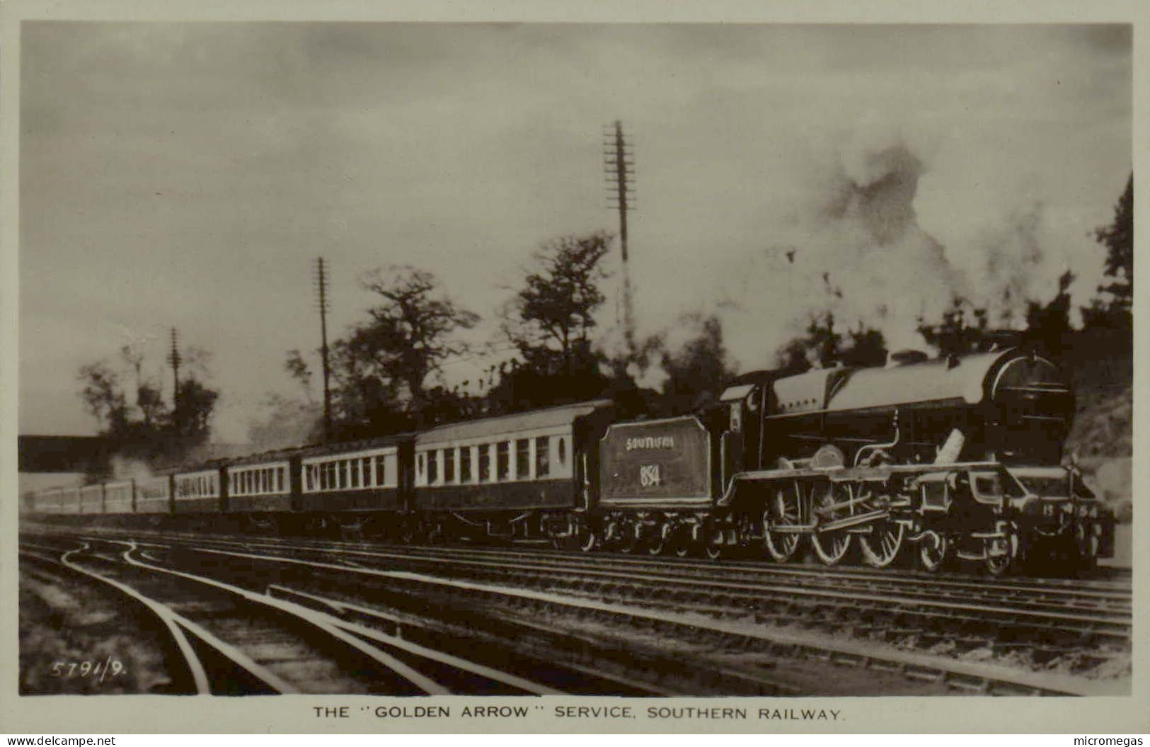 The Golden Arrow, Service Southern Railway - Treinen