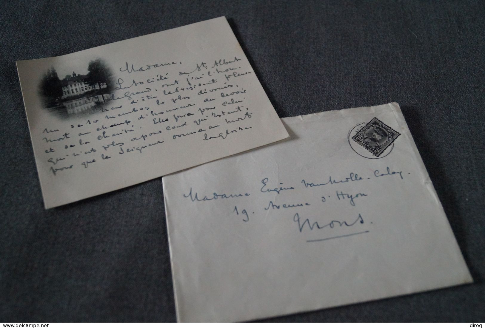 Courrier Du Château De Schiplaeken à Hever,monsieur Verlinden,1934 - Manuskripte