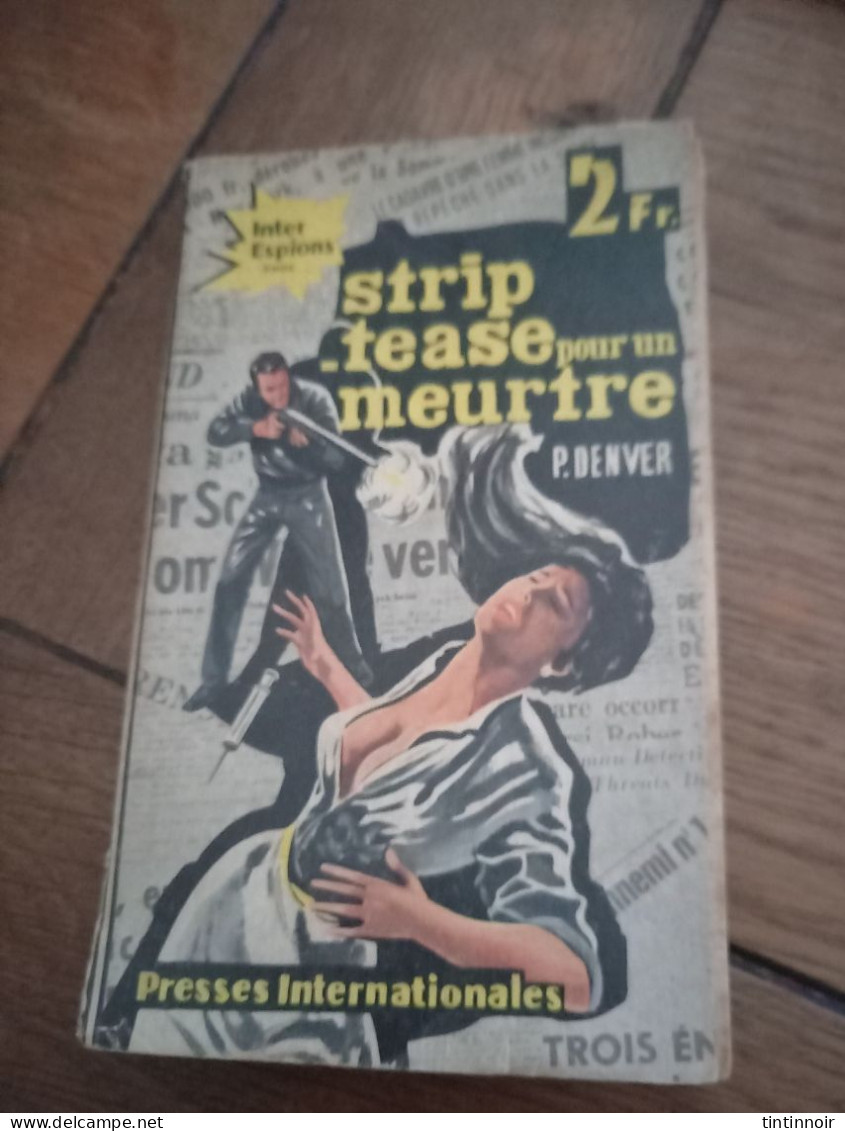 Strip-tease Pour Un Meurtre Denver N° 13  1963 Port Offert - Altri & Non Classificati