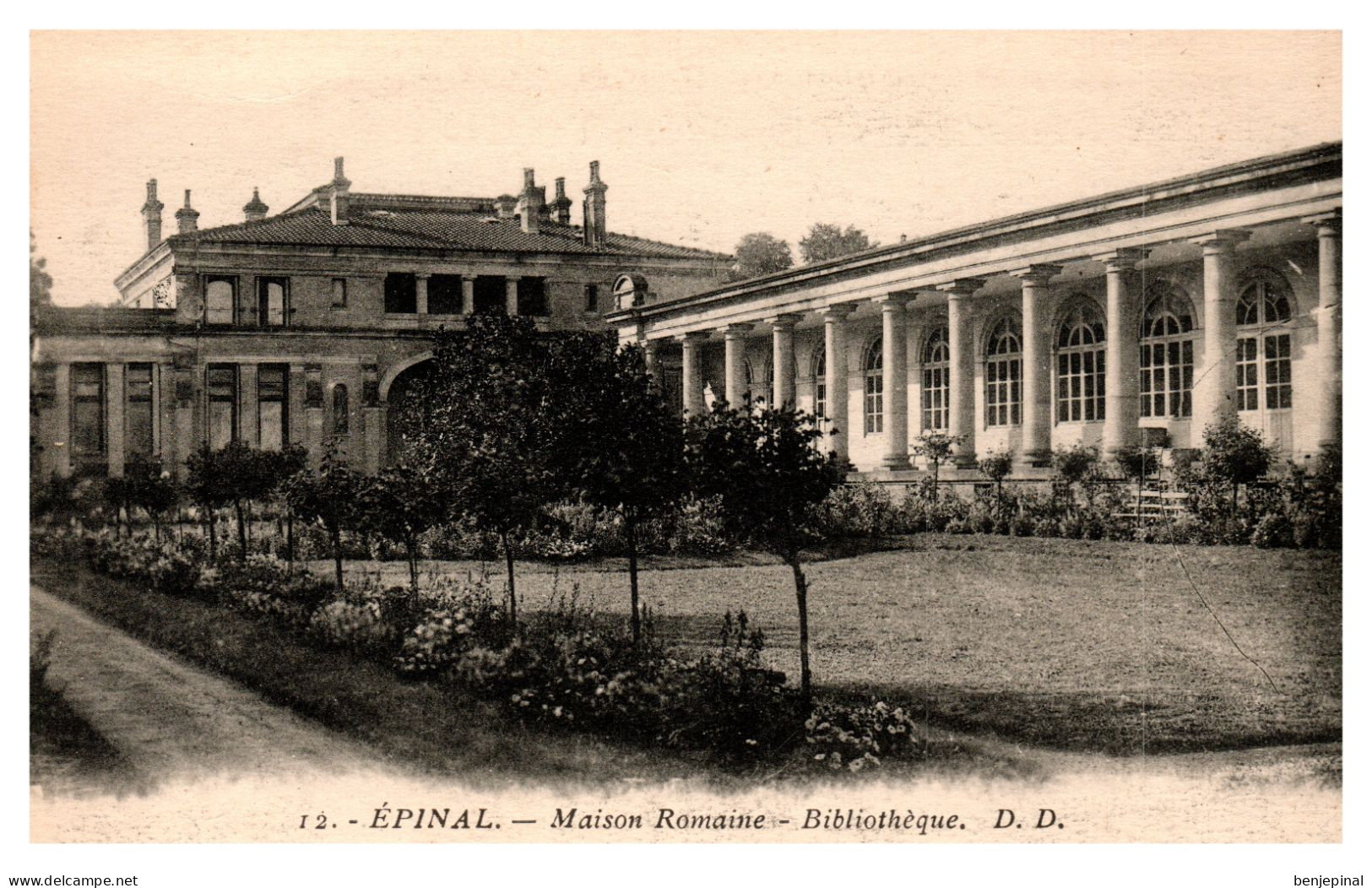 Epinal -  Maison Romaine - Bibliothèque - Epinal