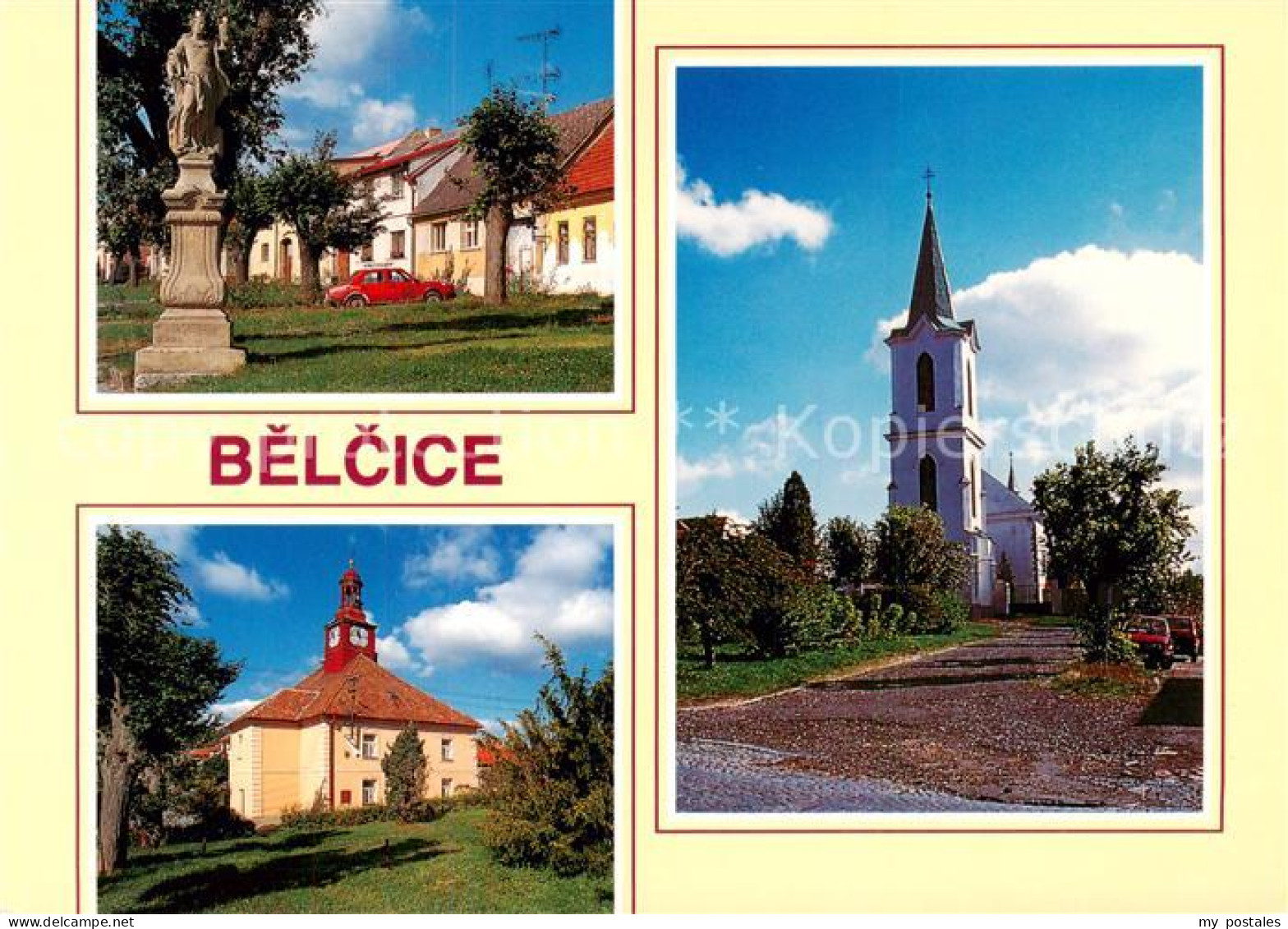 73790500 Belcice Bielschitz CZ Denkmal Kirche  - Tsjechië