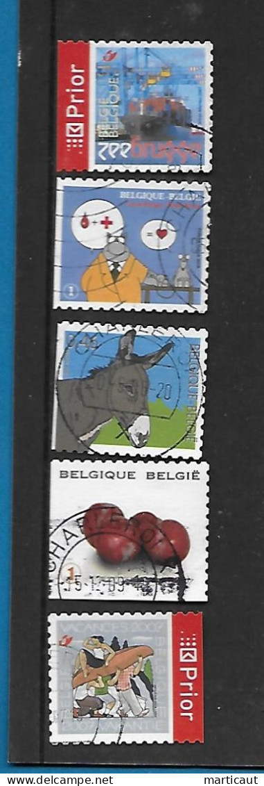 Lot de 20 timbres oblitérés vendus en l'état