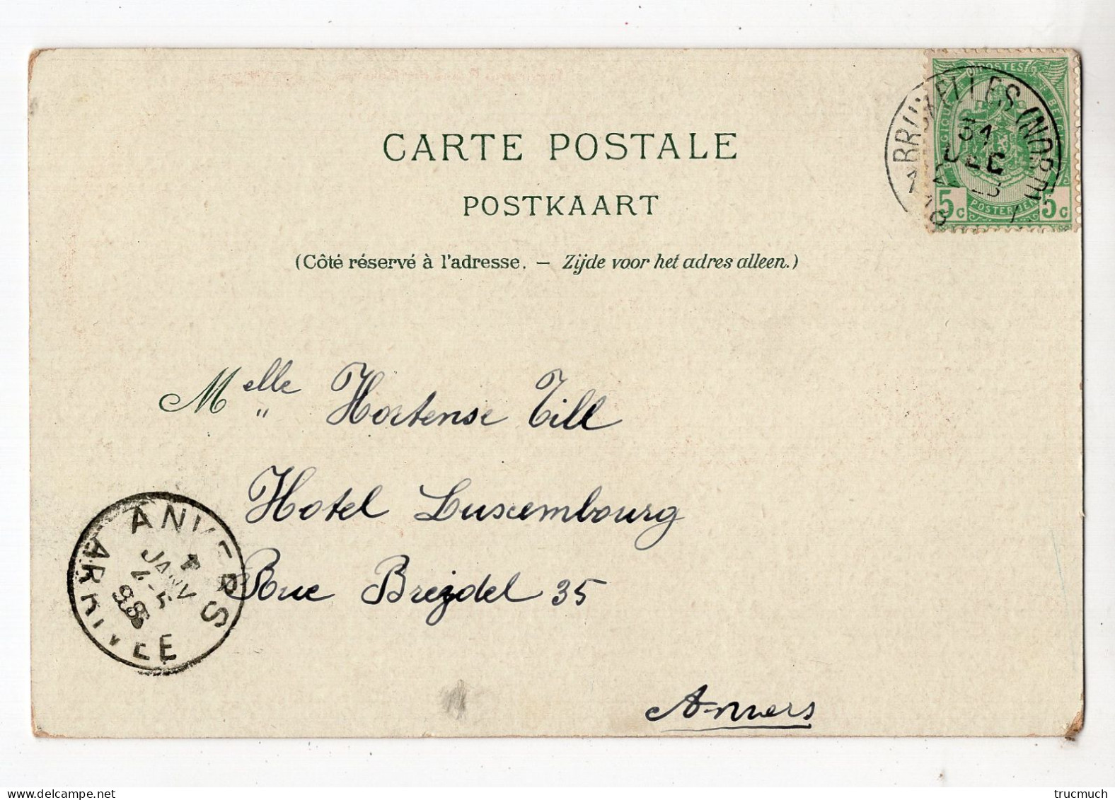 445 - Exposition Universelle BRUXELLES - Litho - 1897 - Tervueren Palais Des Colonies - Panoramische Zichten, Meerdere Zichten