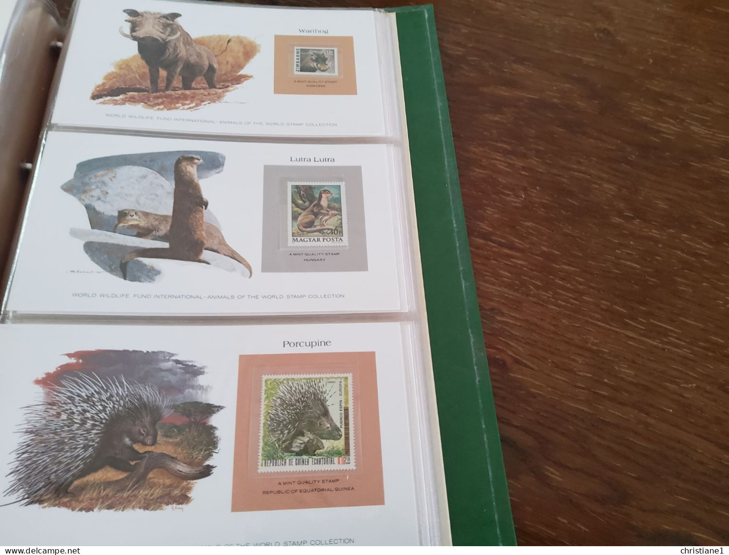 WWF Album Contenant De 54 Cartes Avec Textes En Anglais  Et En Français - Unused Stamps