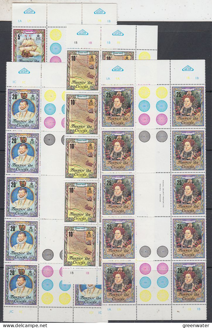 Tristan Da Cunha 1980 Francis Drake 4v (10x) ** Mnh (TDC188) - Tristan Da Cunha