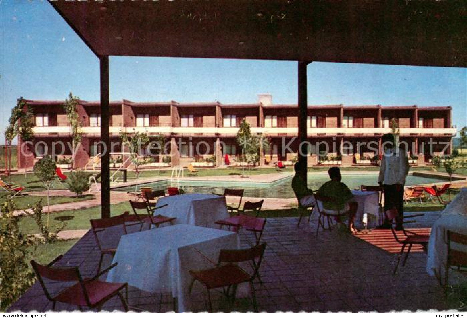 73790414 Valdepenas ES Motel El Hidalbo Piscina Terraza  - Andere & Zonder Classificatie