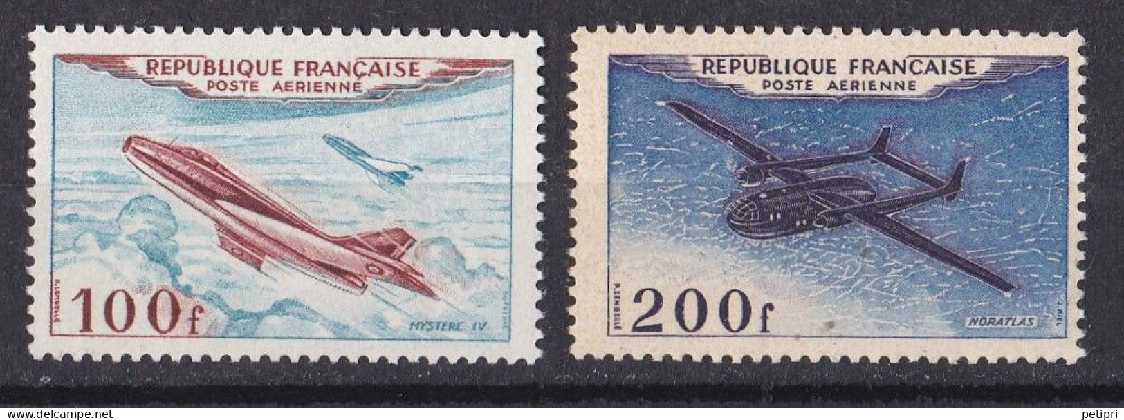 FRANCE Poste Aérienne Y&T N°  30  Et  31  NEUF ** - 1927-1959 Nuovi