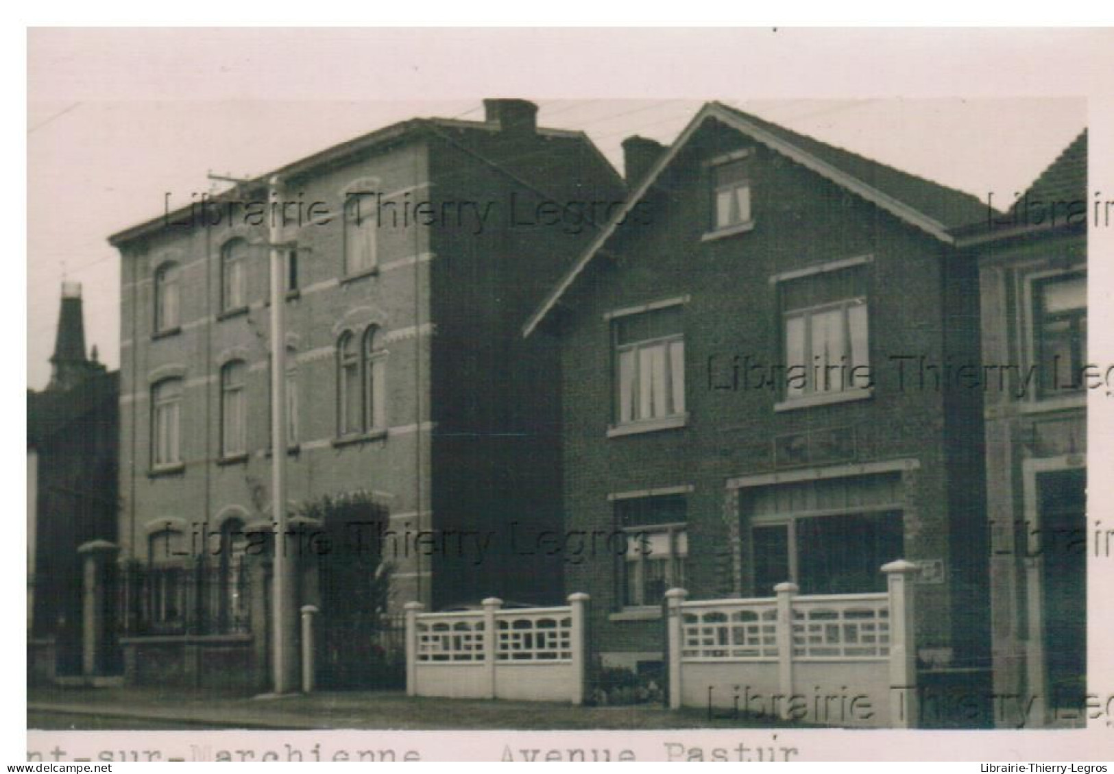 Carte Photo   Charleroi Mont - Sur - Marchienne Avenue Pastur (Maisons) - Charleroi