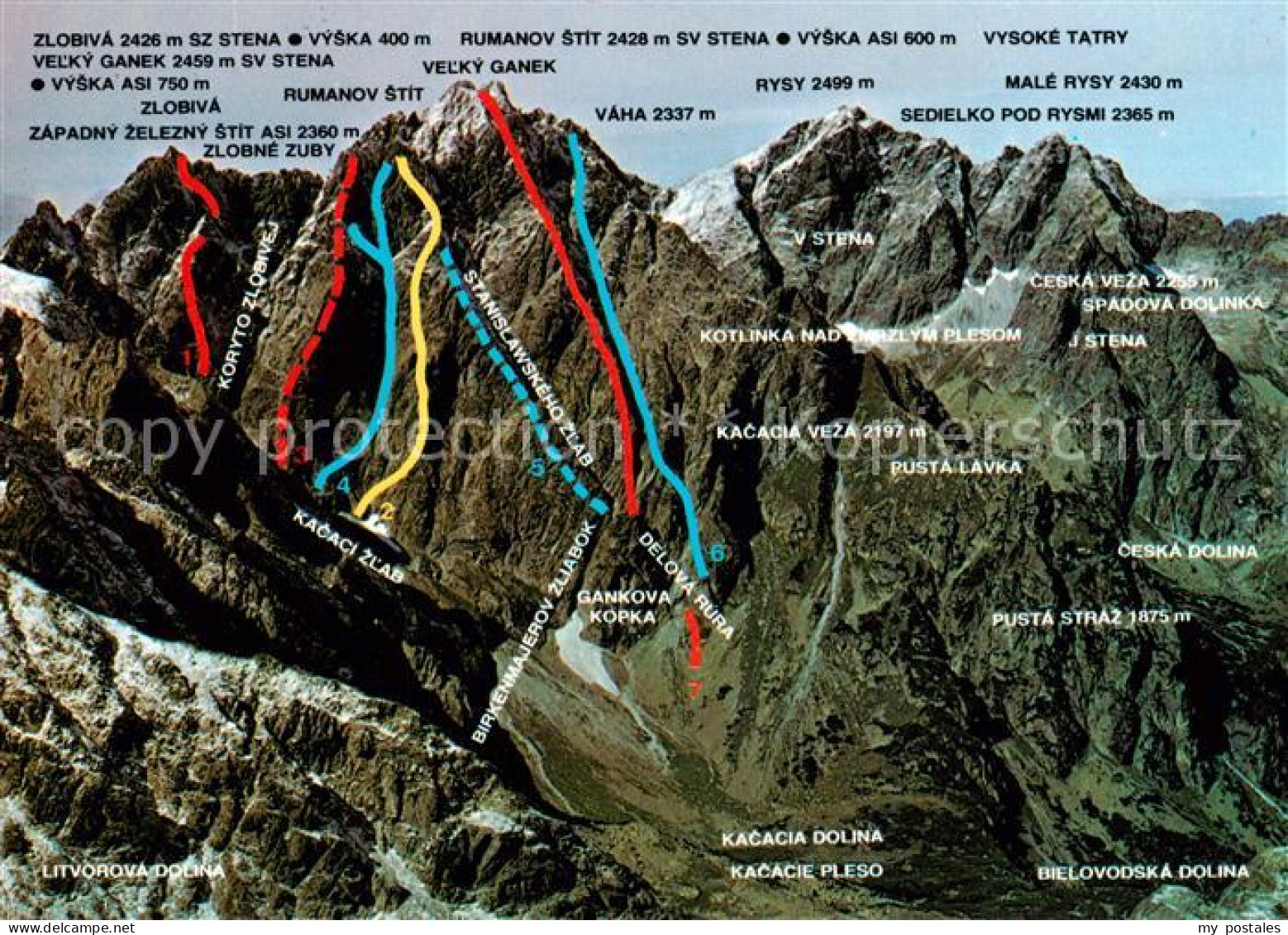 73790396 Velky Ganek Vysoke Tatry SK Bergwelt Hohe Tatra Bergsteigertouren  - Slovacchia