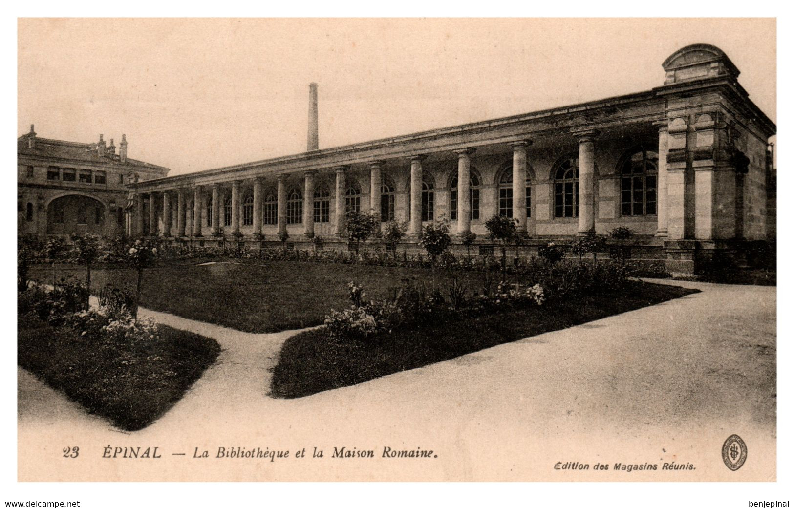 Epinal -  La Bibliothèque Et La Maison Romaine - Epinal