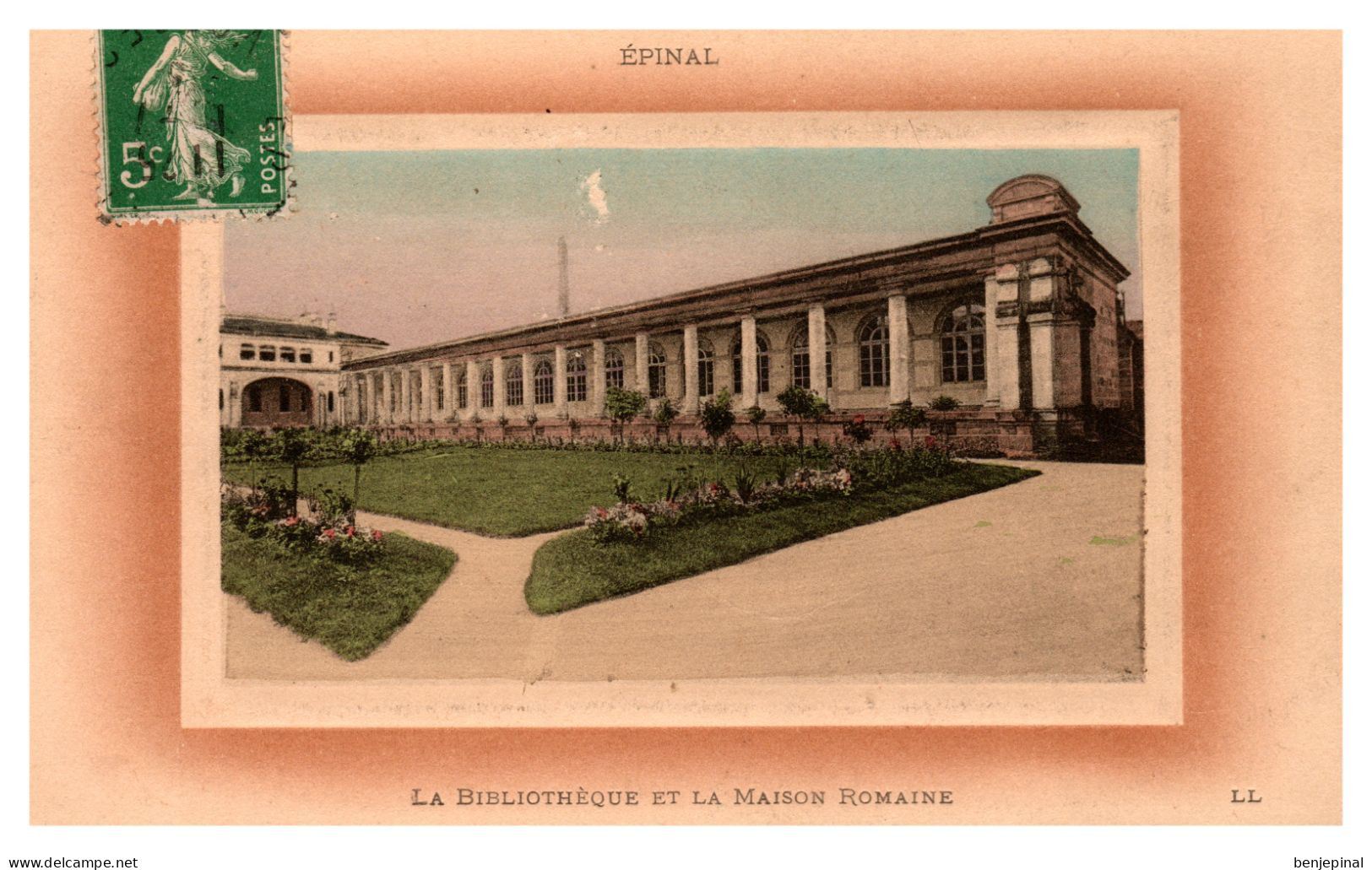 Epinal -  La Bibliothèque Et La Maison Romaine - Epinal