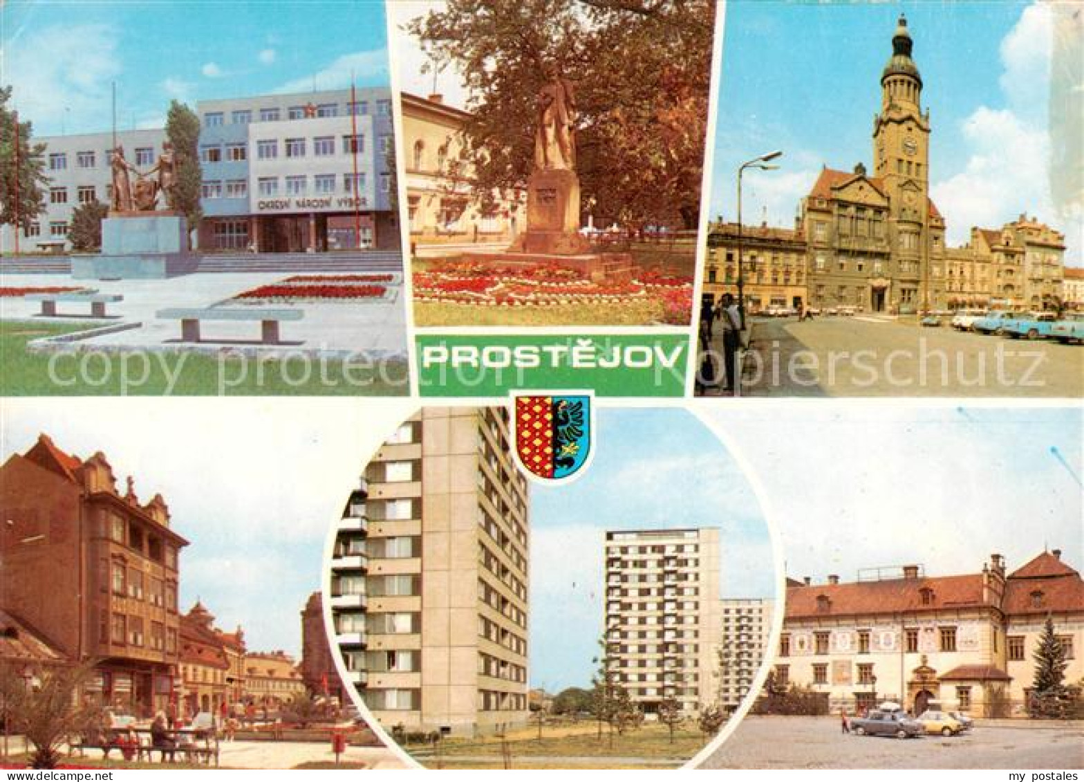 73790373 Prostejov Prossnitz CZ Regierungsgebaeude Denkmal Rathaus Altstadt Wohn - República Checa