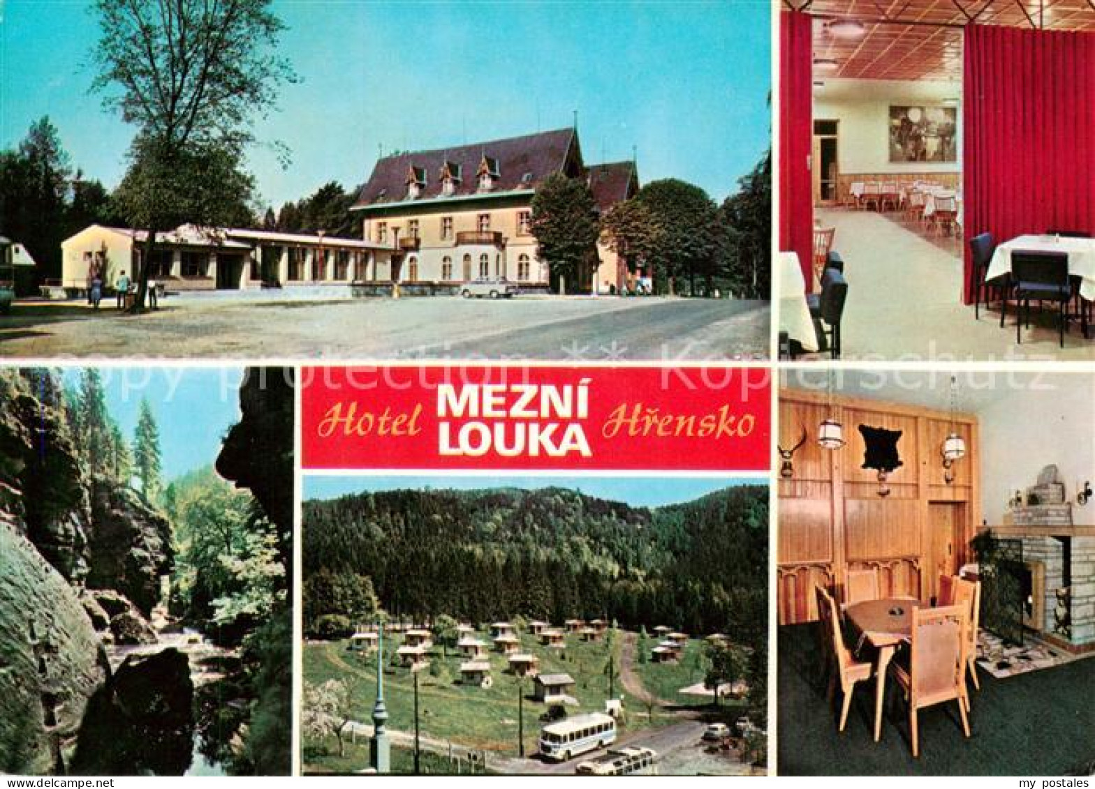 73790370 Hrensko Herrnskretschen Boehmen CZ Hotel Mezni Louka Tiche Schlucht Bun - Czech Republic