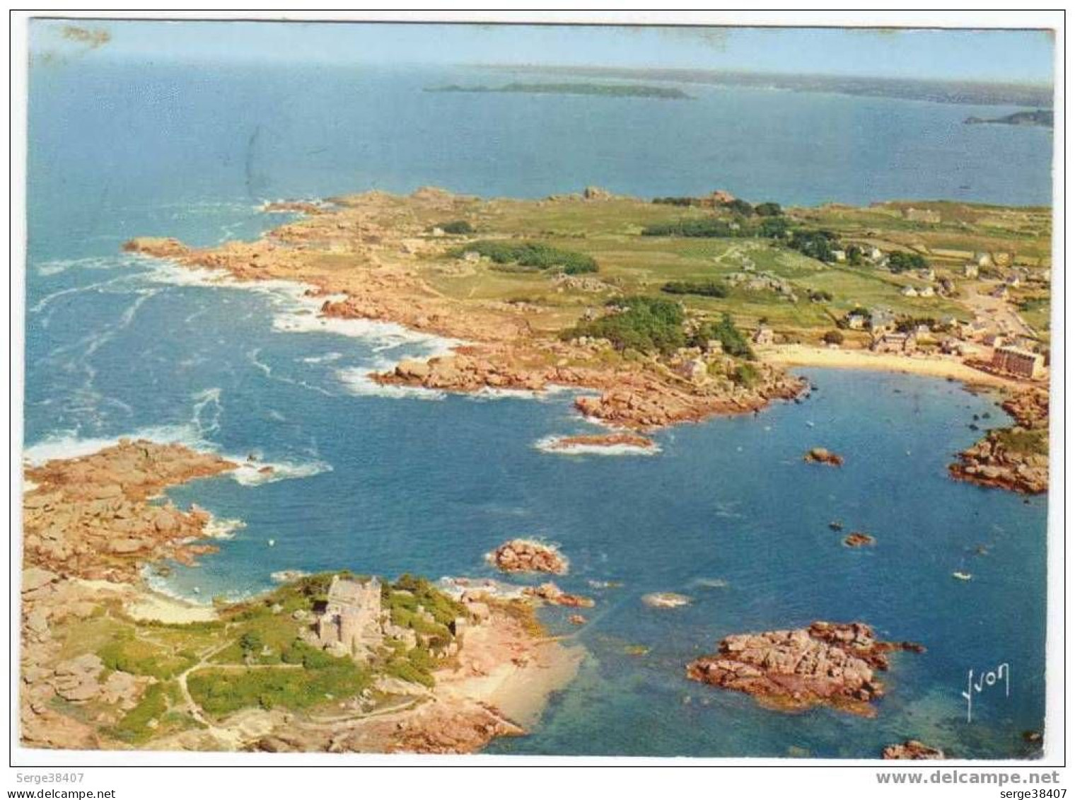 PLOUMANAC'H - Vue Aérienne - Château De Costaeres-en-Trégastel - 1965 # 51 - Ploumanac'h