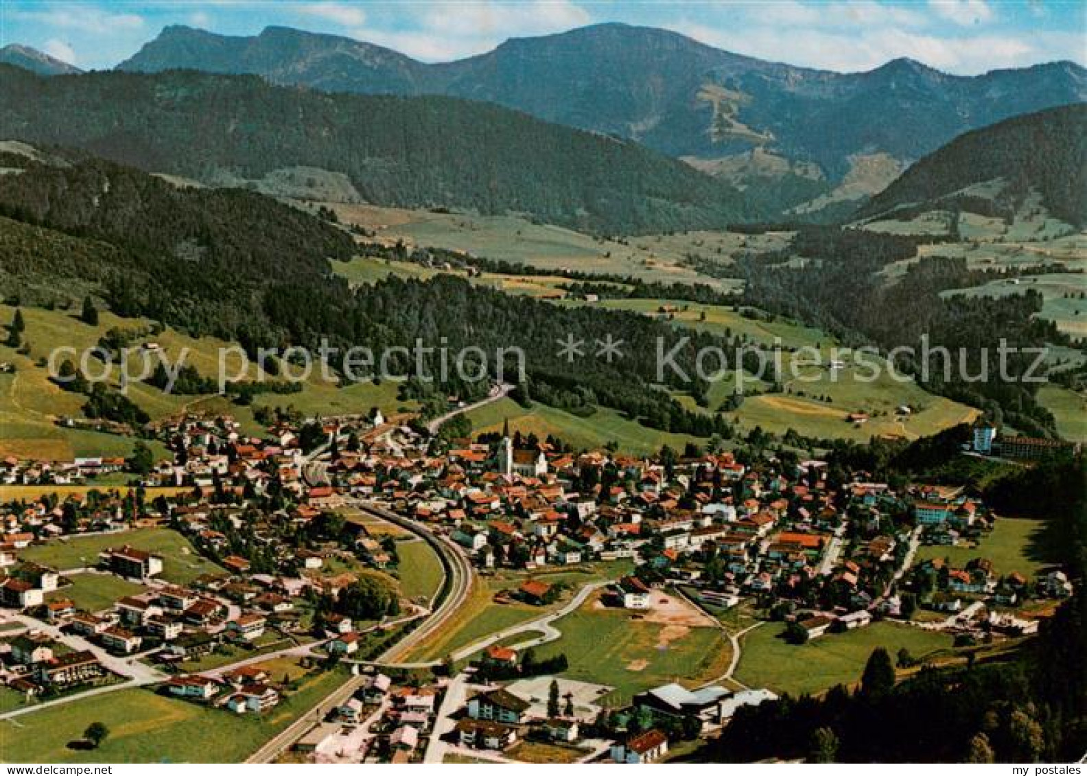 73790360 Oberstaufen Panorama Mit Rindalphorn Und Hochgrat Allgaeuer Alpen Obers - Oberstaufen