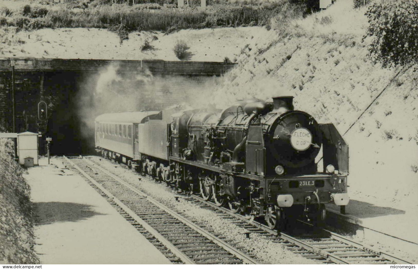 Boulogne Tintelleries - 231 E 3 - Rapide N°82 - Cliché Marc Dahlström, Juillet 1964 - Treinen