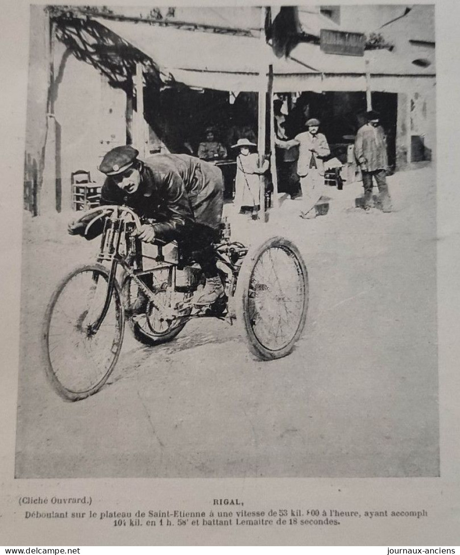 1899 COURSE AUTOMOBILES - PAU = BAYONNE = PAU - AUTOMOBILE CLUB BÉARNAIS - LA VIE AU GRAND AIR - Zeitschriften - Vor 1900