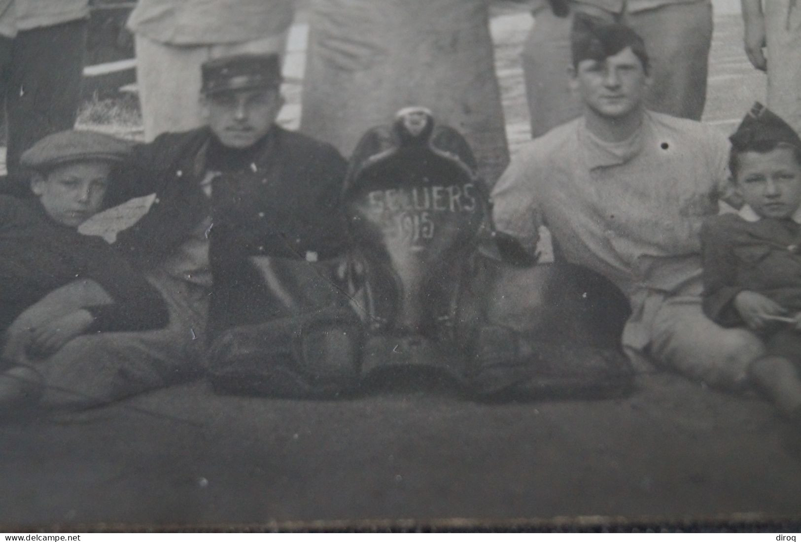 Photo Originale Guerre,1914-1918,groupe De Selliers 1915 - 1914-18