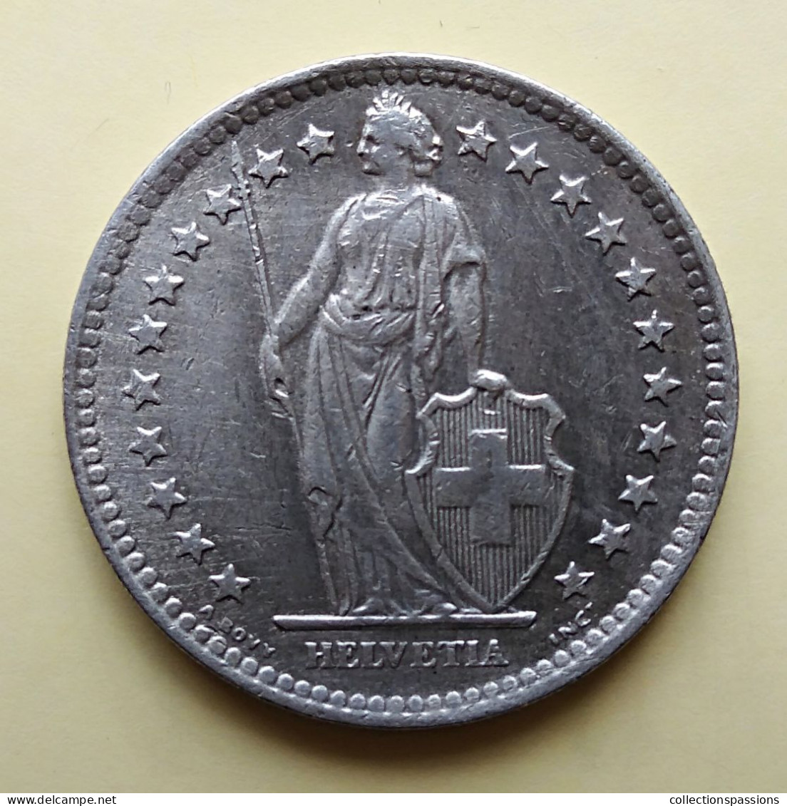 - SUISSE - 2 Francs - 1963 - Argent - - 2 Francs