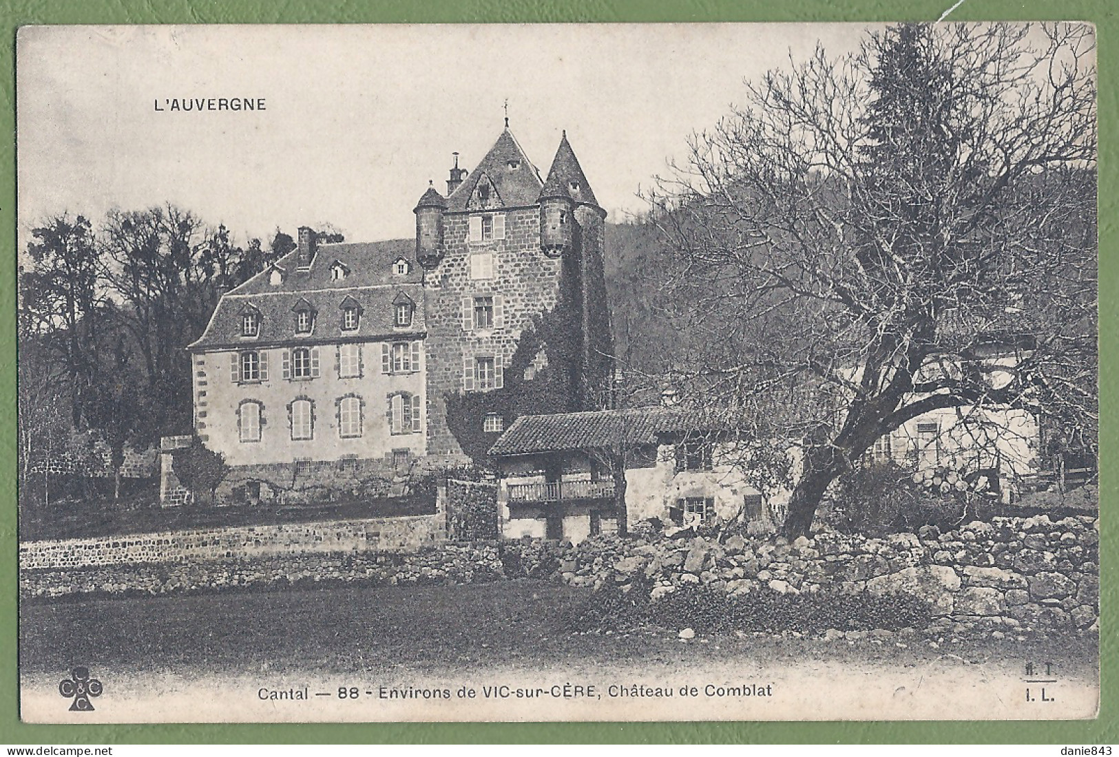 CPA - CANTAL - ENVIRONS DE VIC SUR CERE - CHATEAU DE COMBLAT - - Andere & Zonder Classificatie