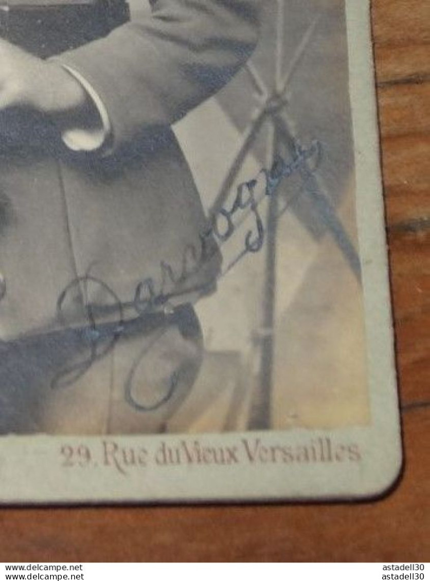 CDV Miltaire Avec "1" Sur Col, Photo Beller A Versailles, Signature Autographe  .....PHI-Caisse-41.....CDV-135 - Oorlog, Militair