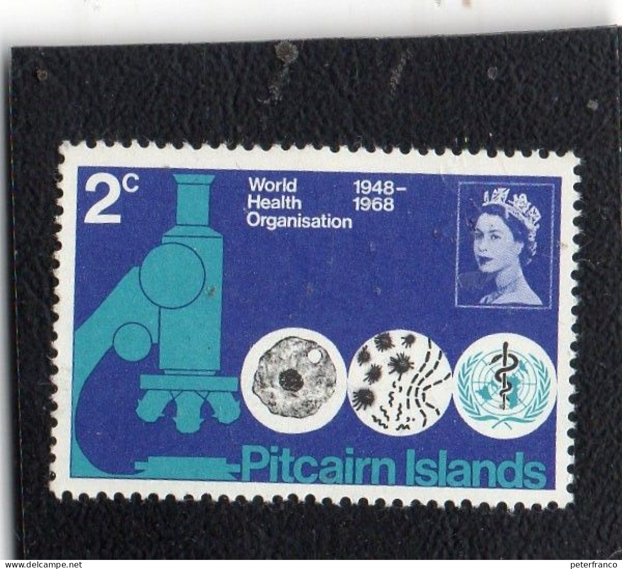 1968 Pitcairn  Island - 40° Ann. Organizzazione Mondiale Della Sanità - Islas De Pitcairn