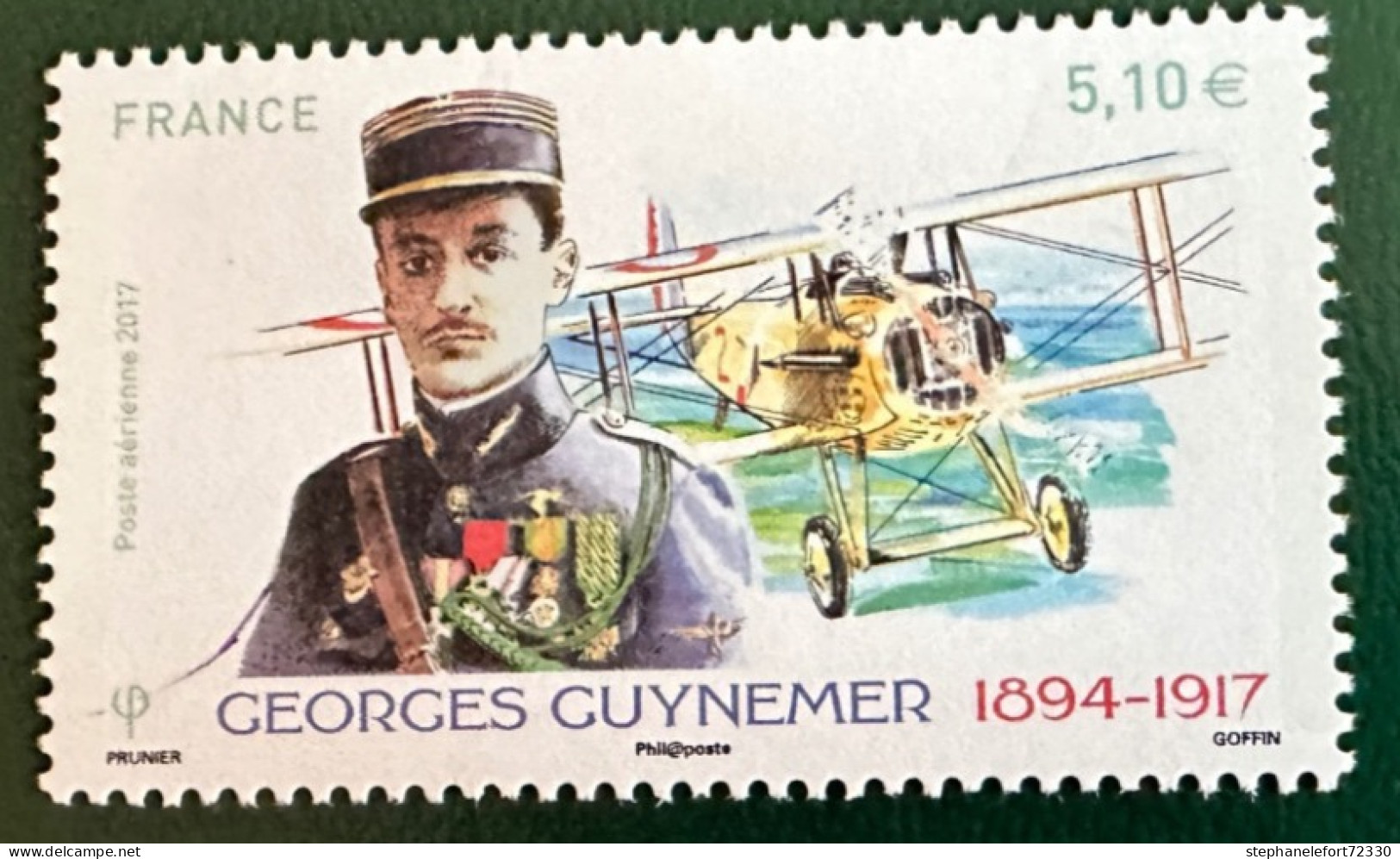 France 2017 Poste Aérienne N° 81 NEUF** - G. Guynemer - 1960-.... Nuovi