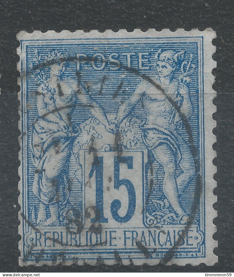 Lot N°82817   N°90, Oblitéré Cachet à Date à Déchiffrer - 1876-1898 Sage (Tipo II)