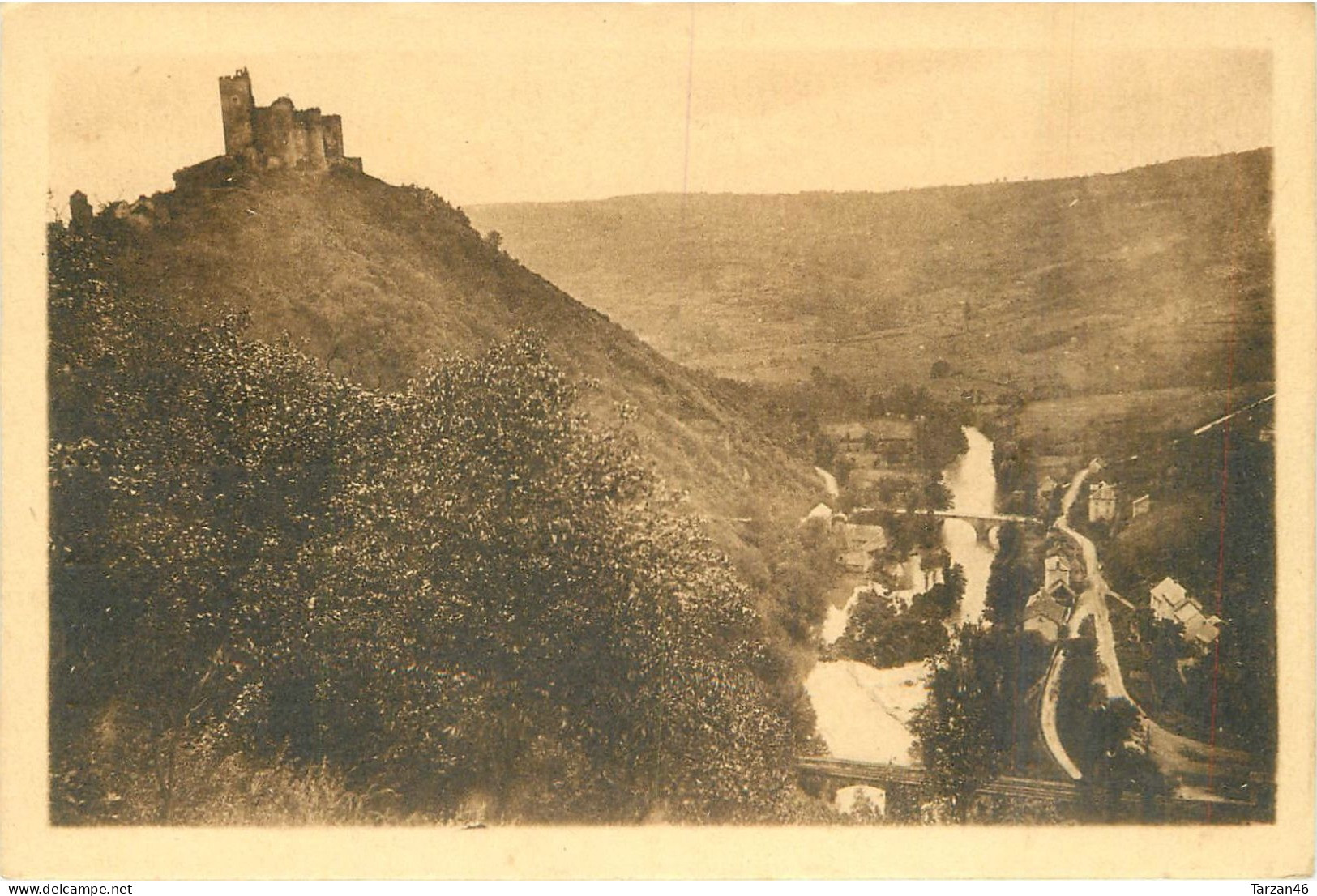 27.04.2024 - C - NAJAC L'Aveyron Et Le Château - Najac