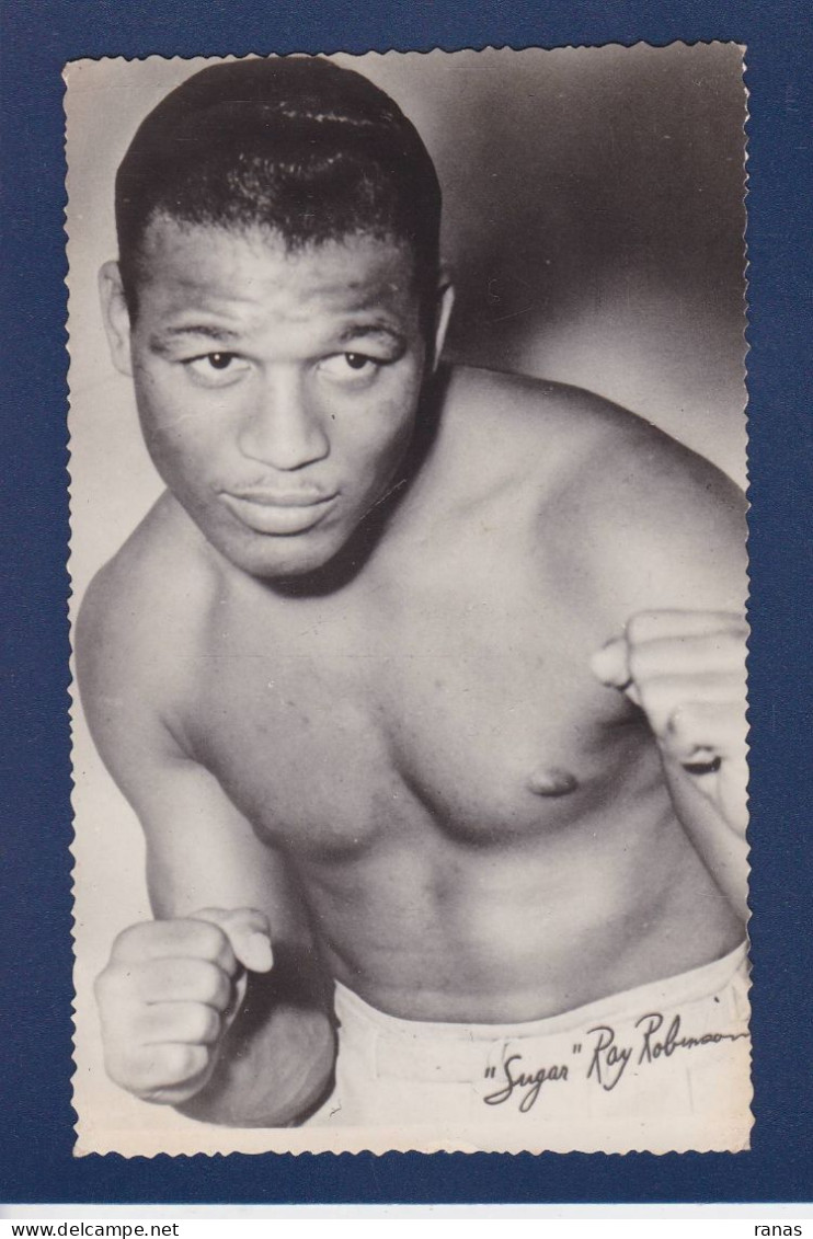 CPA Boxe Boxeur Non Circulée Négritude Sugar Ray Robinson - Boxe