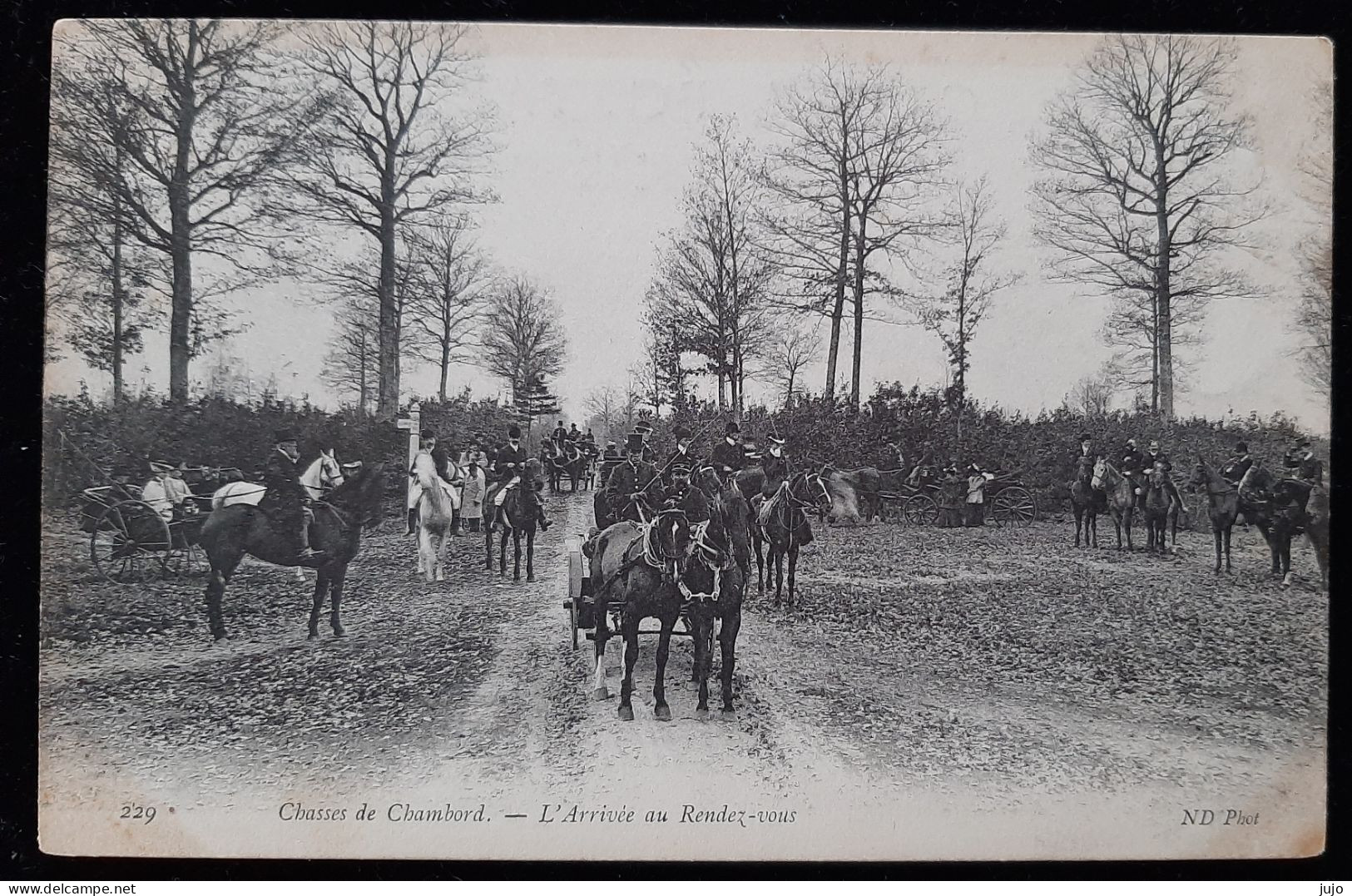 41 - Chambord - L'arrivée Au Rendez Vous  - Chasse à Courre - Chambord