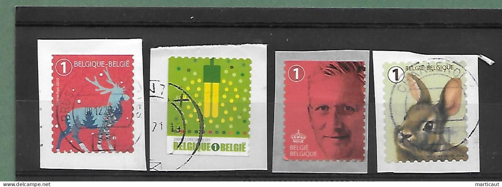 Lot De 35 Timbres Oblitérés Vendus En L'état - Usados