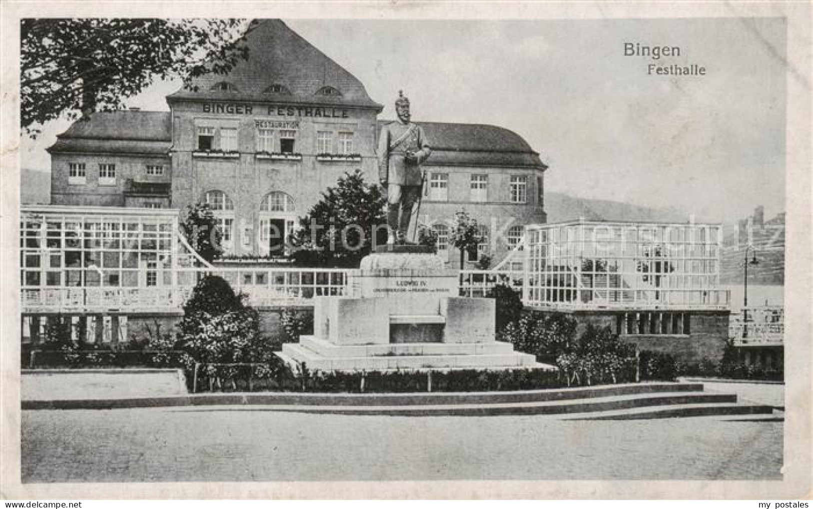 73790173 Bingen Rhein Festhalle Denkmal Ludwig IV Bingen Rhein - Bingen