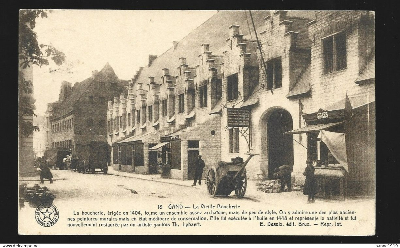 Gent La Vieille Boucherie 1925 Gand Htje - Gent