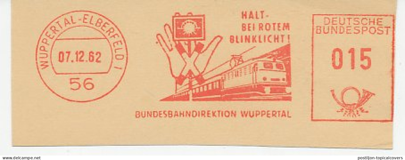 Meter Cut Germany 1962 Deutsche Bundesbahn - Stop - Red Light - Trains