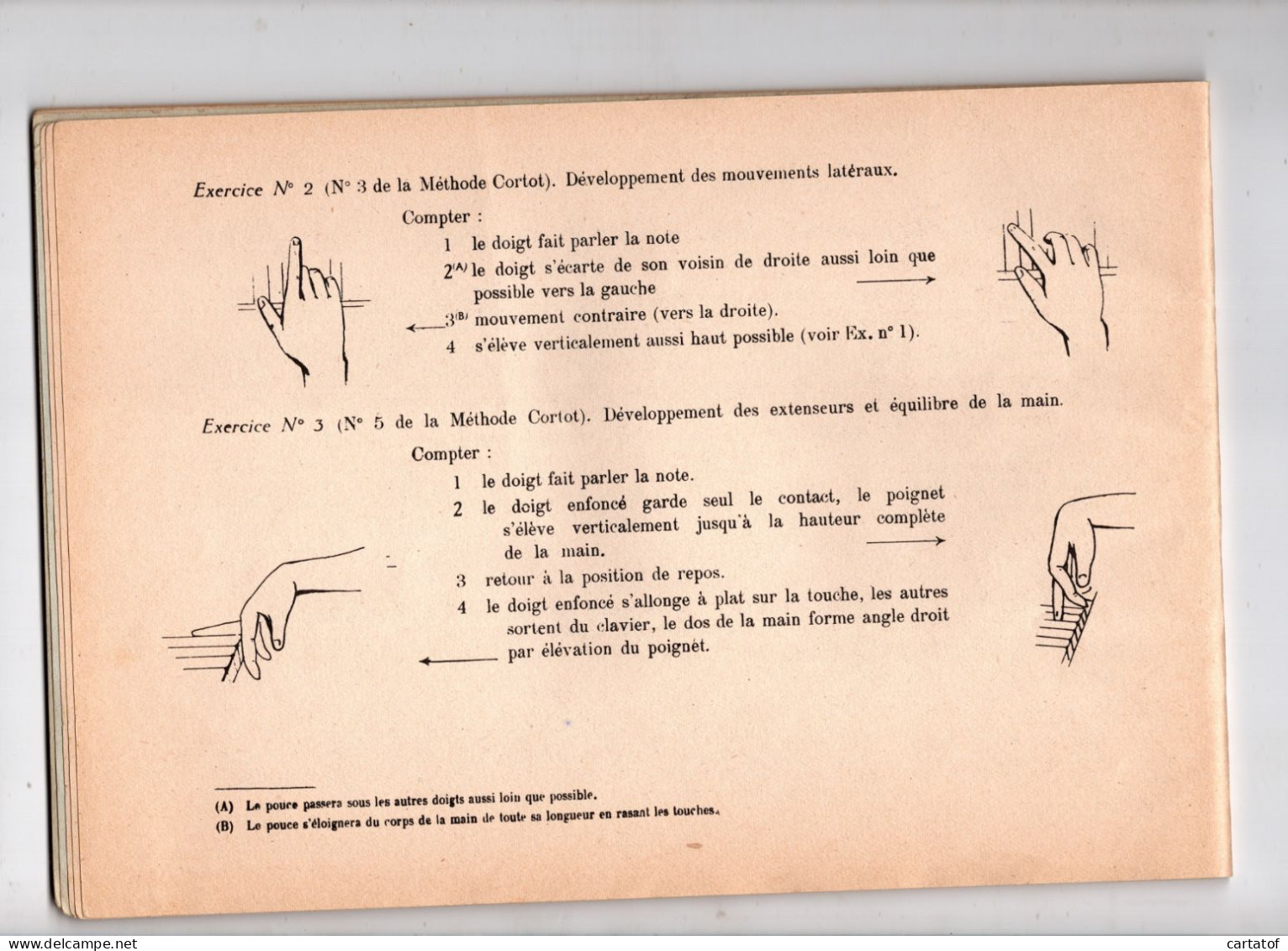 Principes Elémentaires De La Technique Pianistique . ALFRED CORTOT . JEANNE BLANCARD . Editions SALABERT - Music