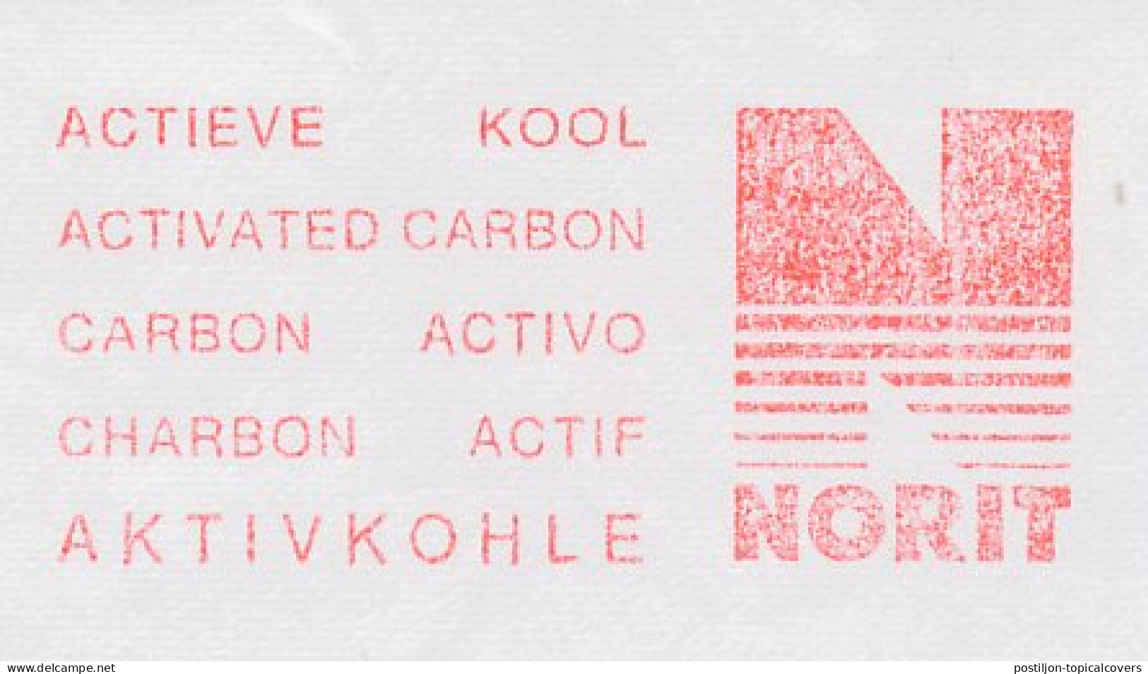 Meter Top Cut Netherlands 1996 Norit - Activated Carbon - Autres & Non Classés