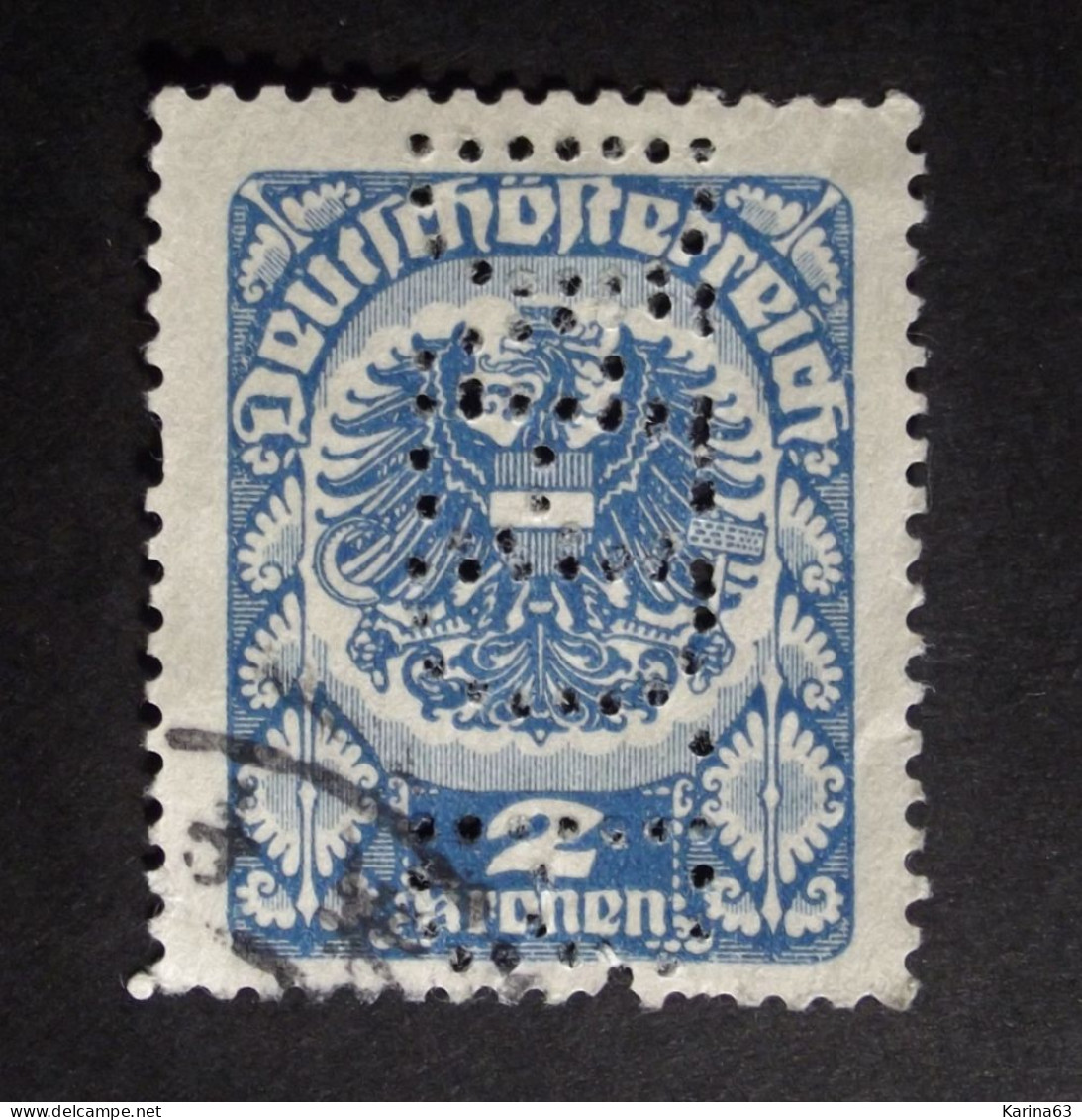 Österreich - Autriche - Oostenrijk - Perfin - Lochung  - DABD. B - Cancelled - Used Stamps